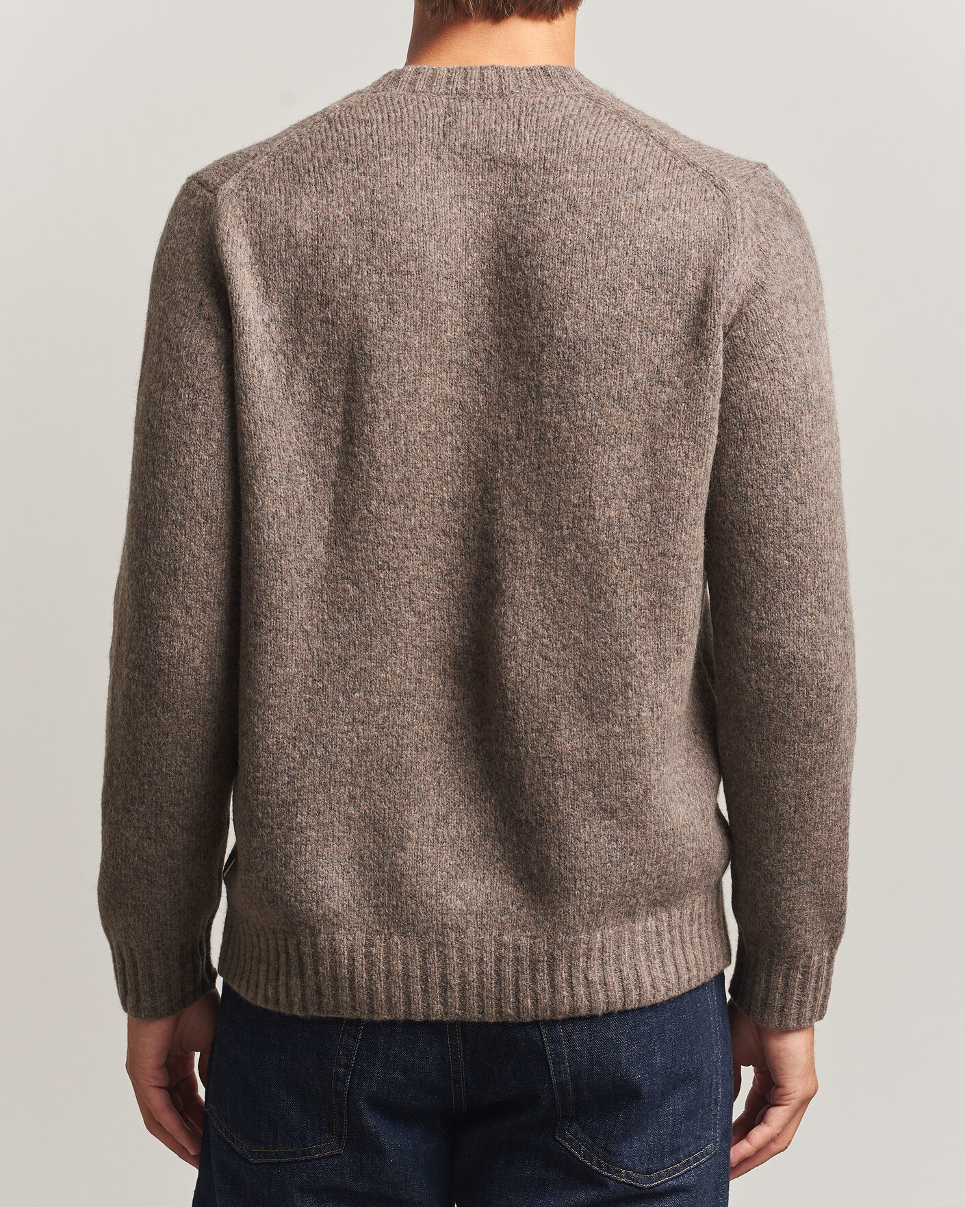Herre | Gensere | NN07 | Lee Wool Knitted Sweater Tarmac