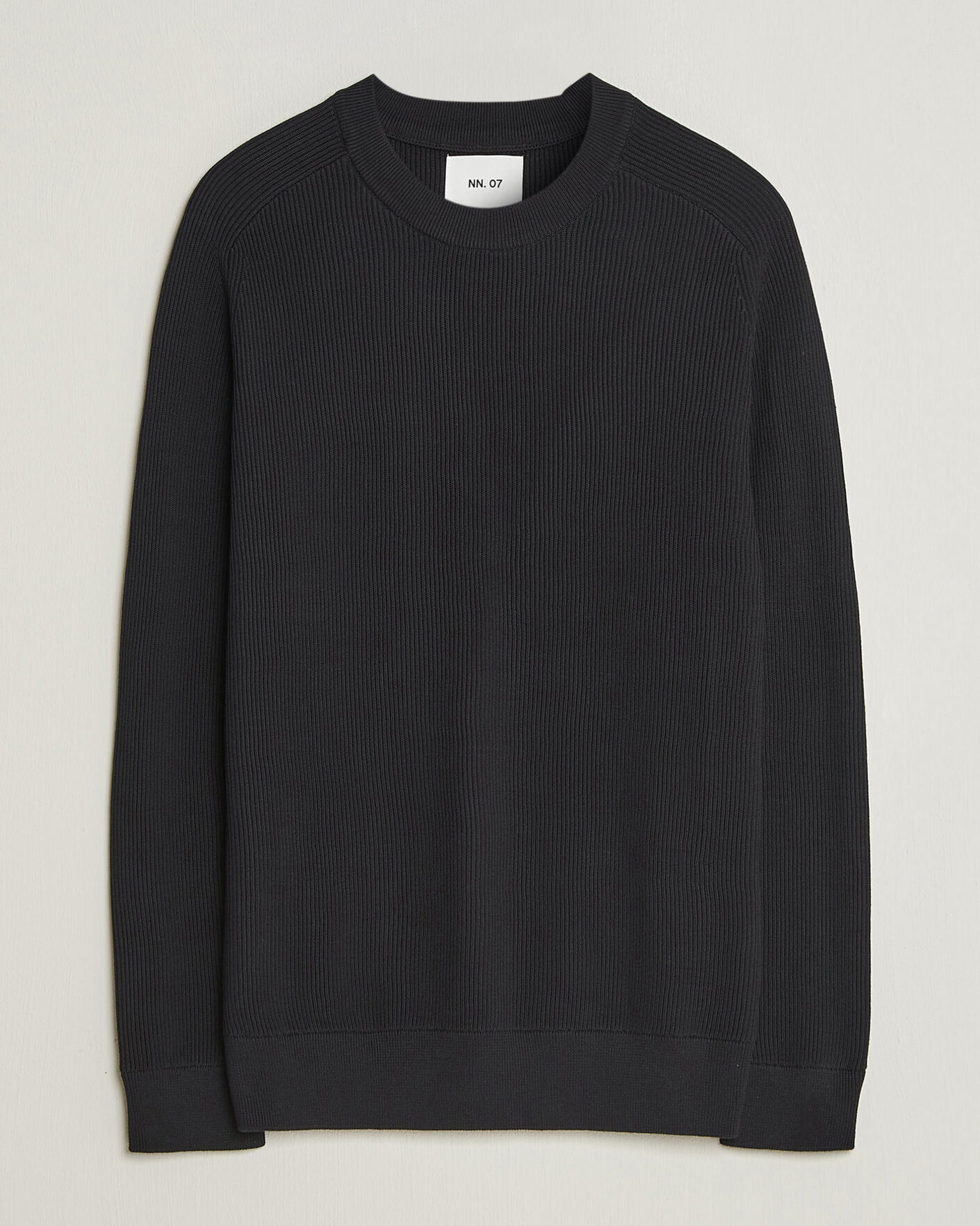 Herre | Gensere | NN07 | Kevin Cotton Knitted Sweater Black