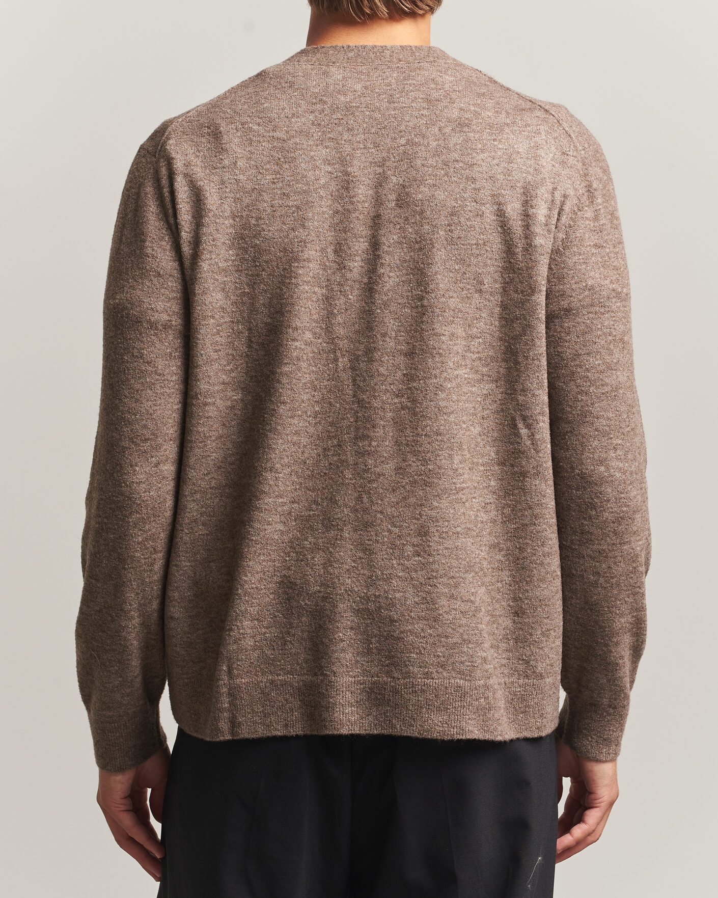 Herre | Gensere | NN07 | Gavin Brushed Wool Knitted Cardigan Desert Clay
