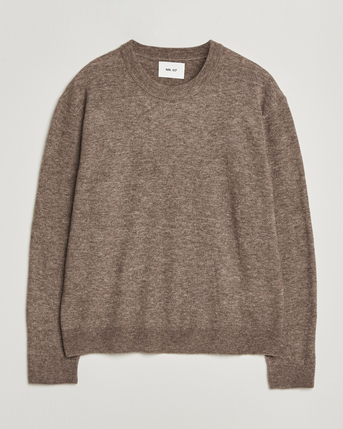 Herre | Gensere | NN07 | Gavin Brushed Wool Knitted Sweater Desert Clay