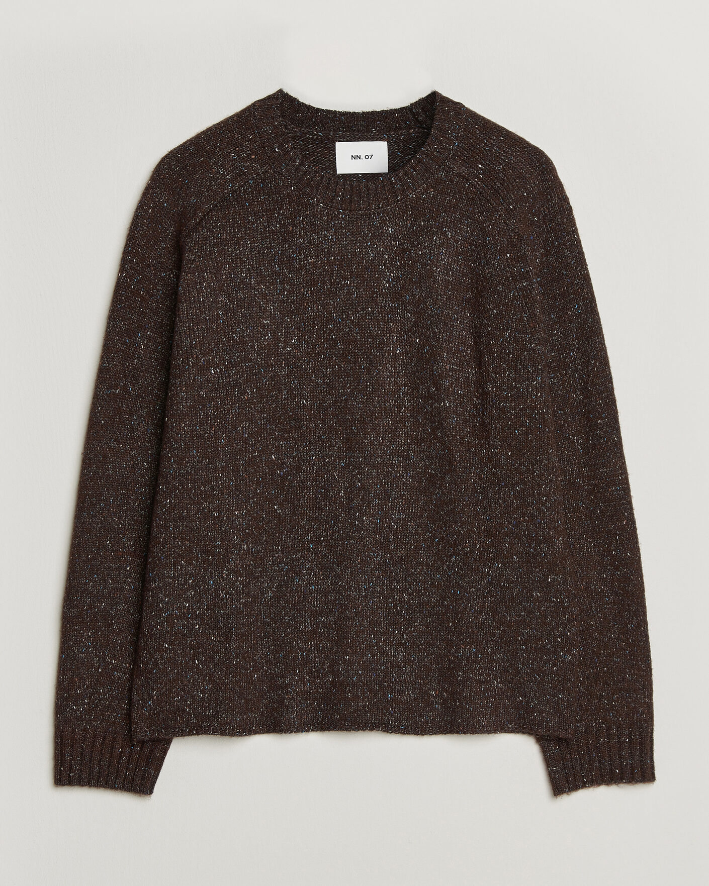 Herre | Gensere | NN07 | Jim Neps Wool Knitted Sweater Deep Truffle