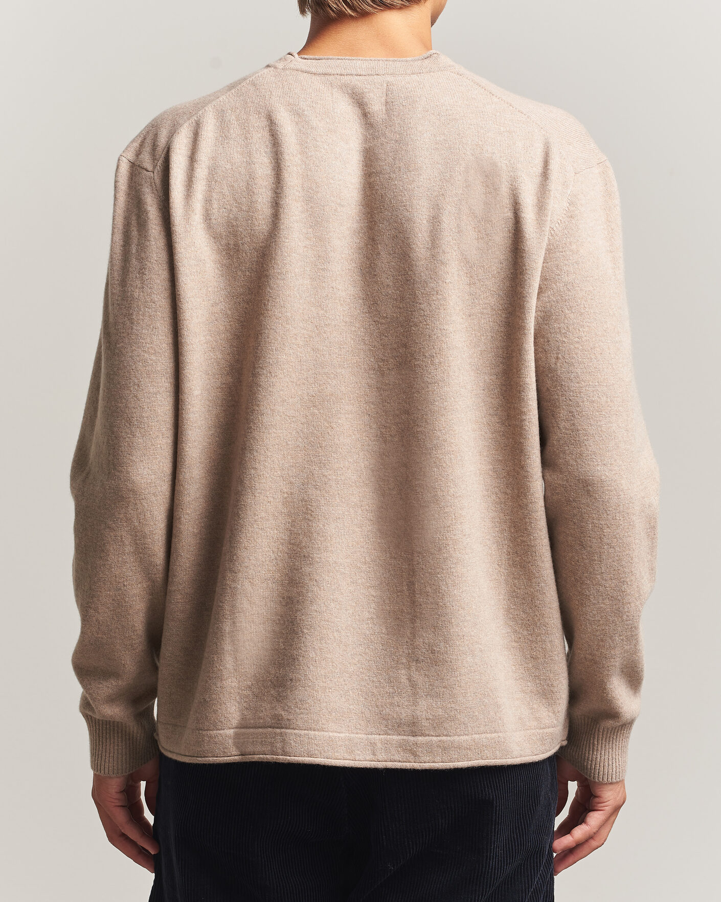 Herre | Gensere | NN07 | Sammy Wool Knitted Sweater Clay Melange