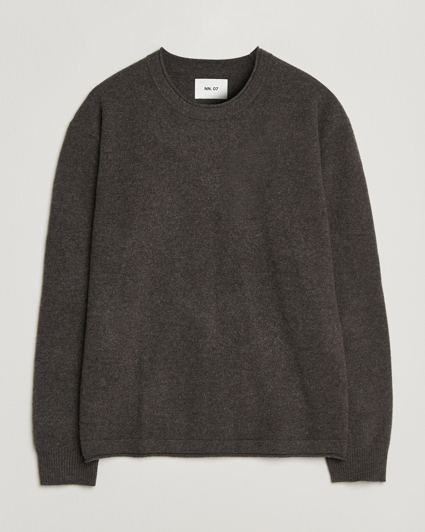 Herre | Gensere | NN07 | Sammy Wool Knitted Sweater Earth Melange
