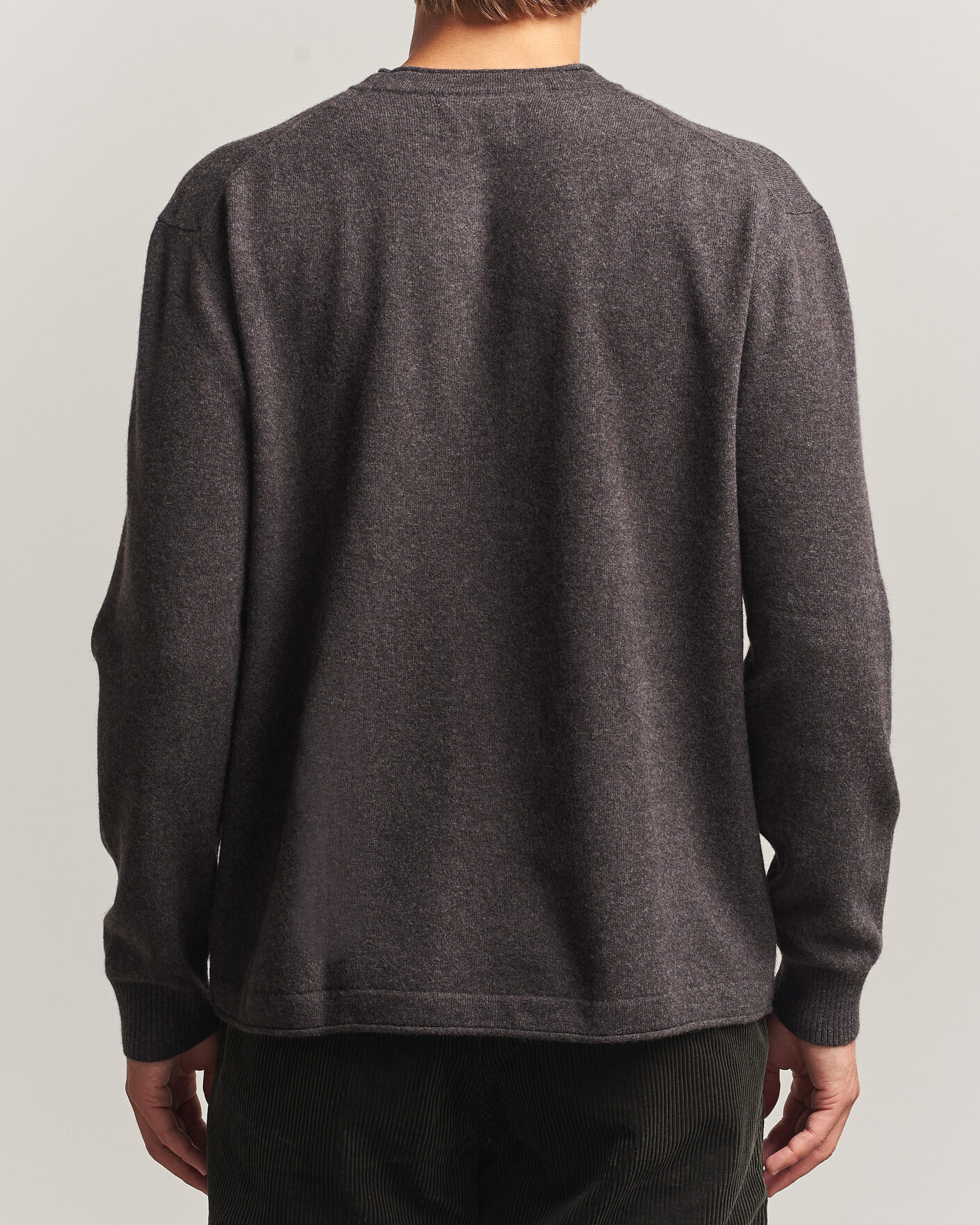 Herre | Gensere | NN07 | Sammy Wool Knitted Sweater Earth Melange