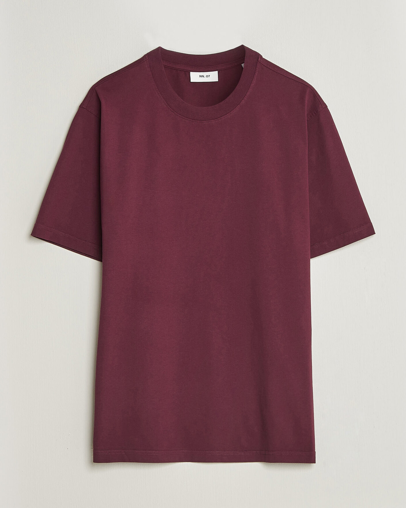 Herre | T-Shirts | NN07 | Adam Crew Neck T-Shirt Winetasting