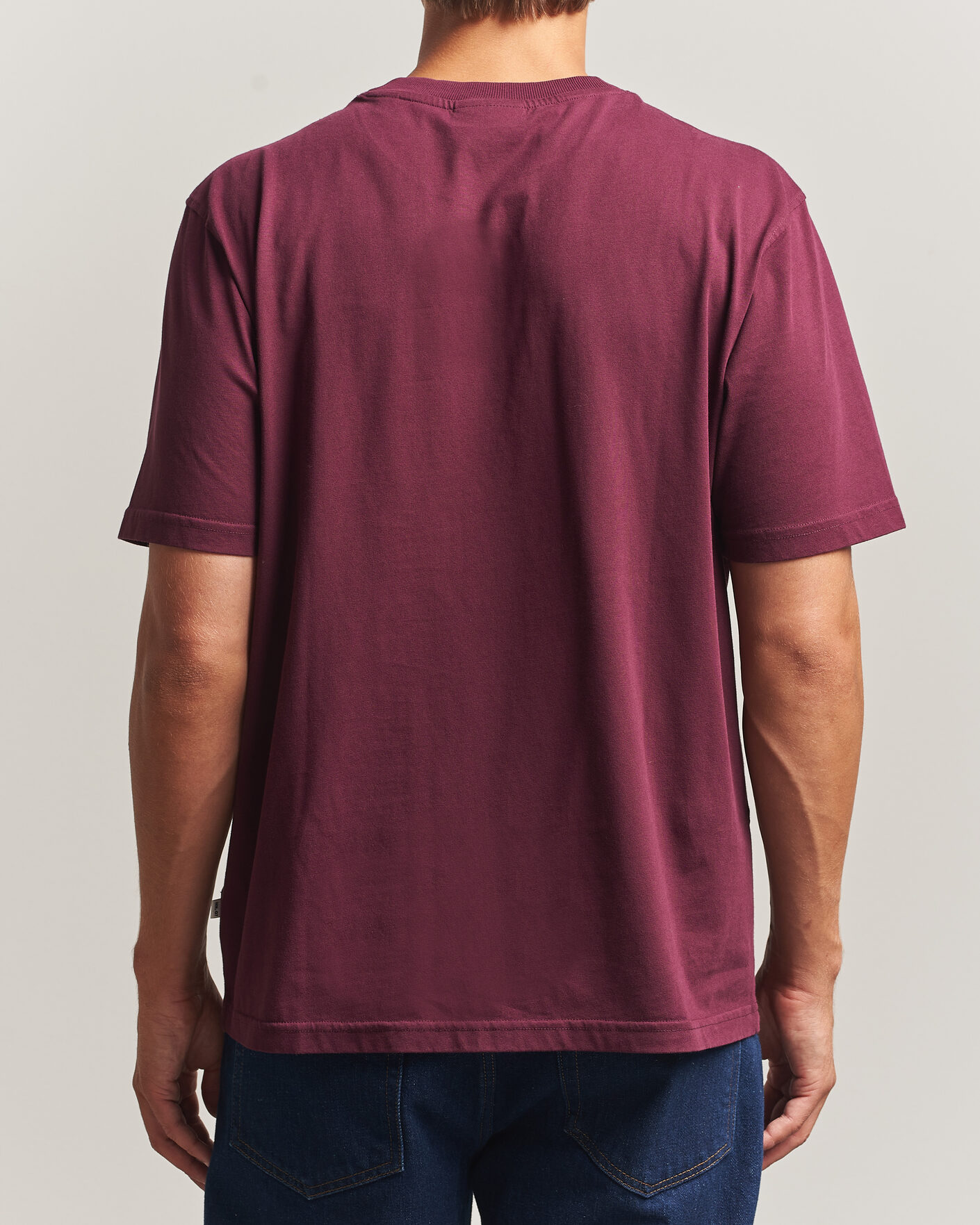 Herre | T-Shirts | NN07 | Adam Crew Neck T-Shirt Winetasting