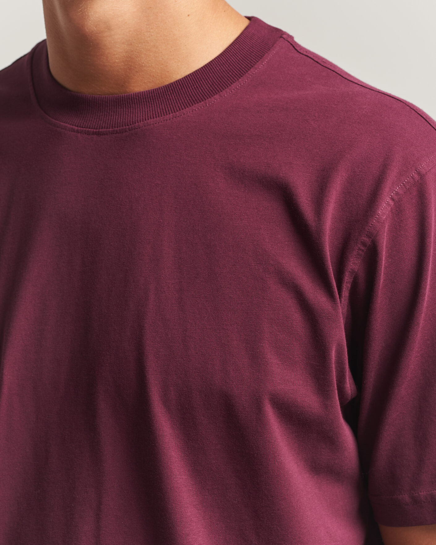 Herre | T-Shirts | NN07 | Adam Crew Neck T-Shirt Winetasting