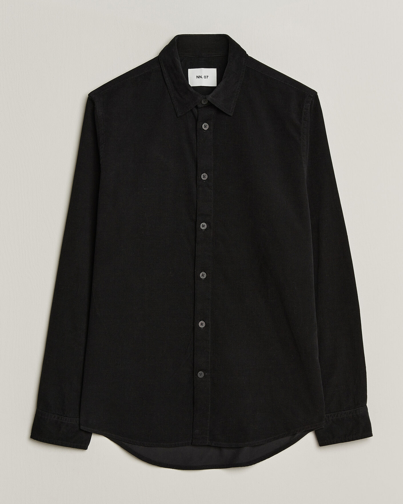 Herre | Skjorter | NN07 | Asher Baby Cord Shirt Black