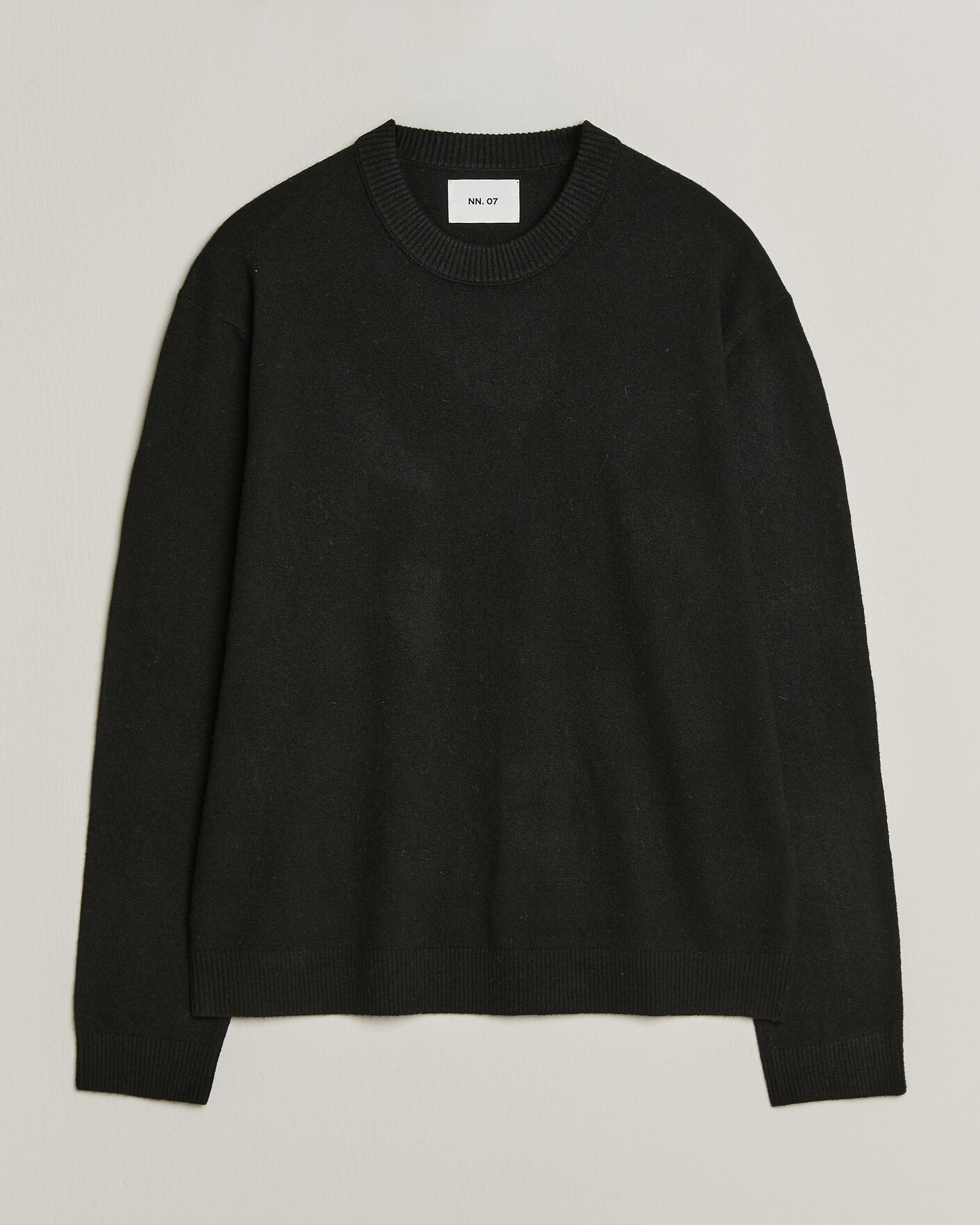 Herre | Gensere | NN07 | Raz Lambswool Knitted Sweater Black