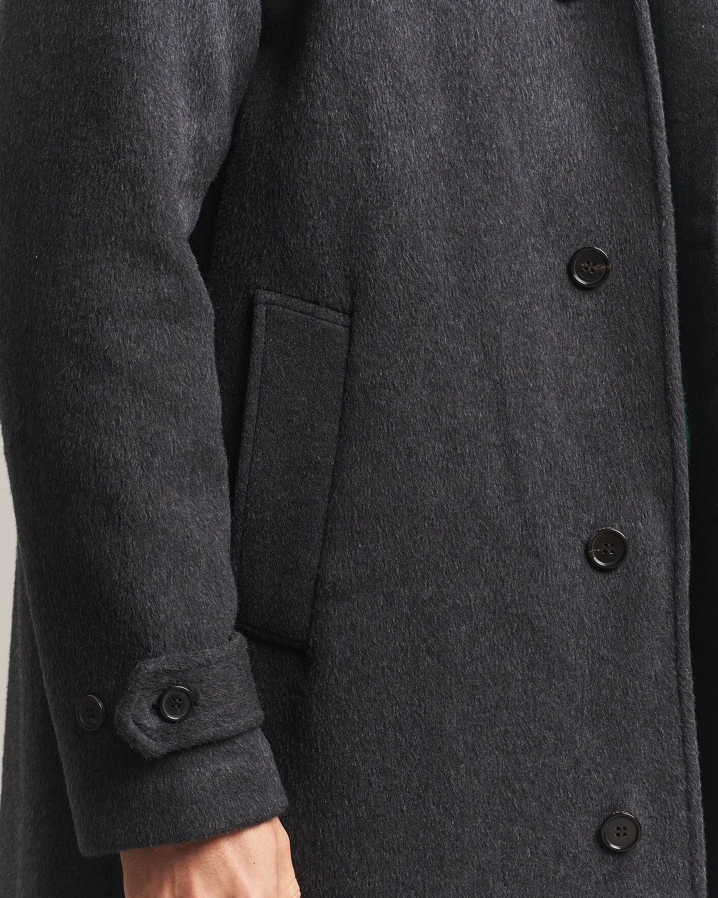 Herre | Jakker | NN07 | Gibson Wool/Cashmere Coat Dark Grey