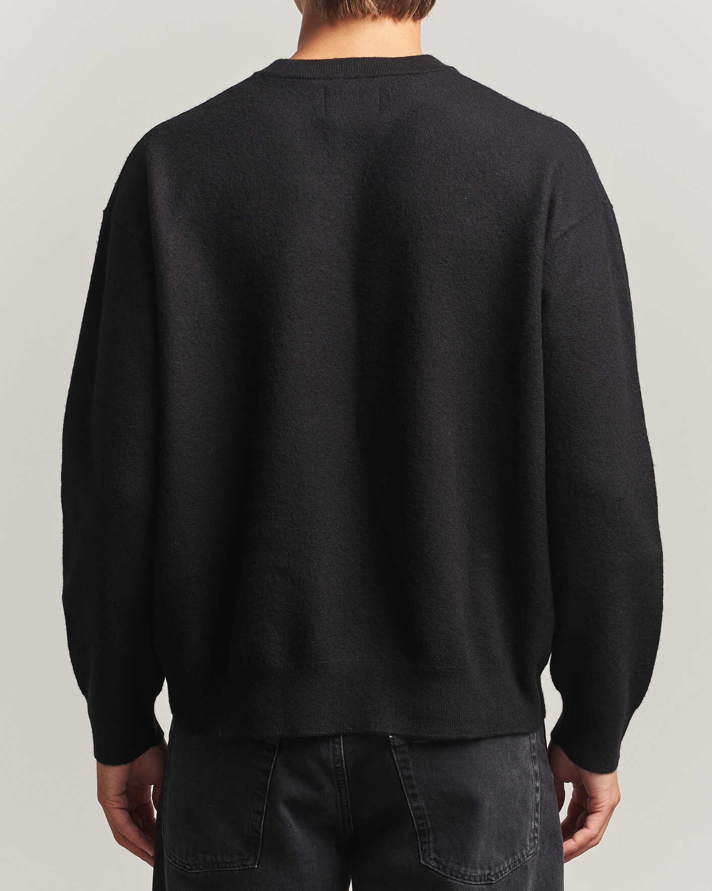 Herre | Gensere | NN07 | Jasper Soft Boiled Wool Sweater Black