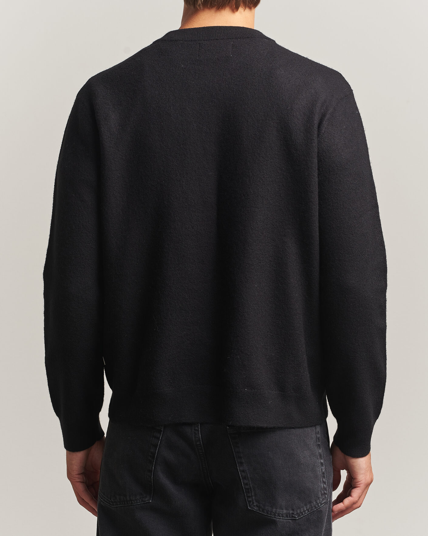 Herre | Gensere | NN07 | Jasper Soft Boiled Wool Cardigan Black