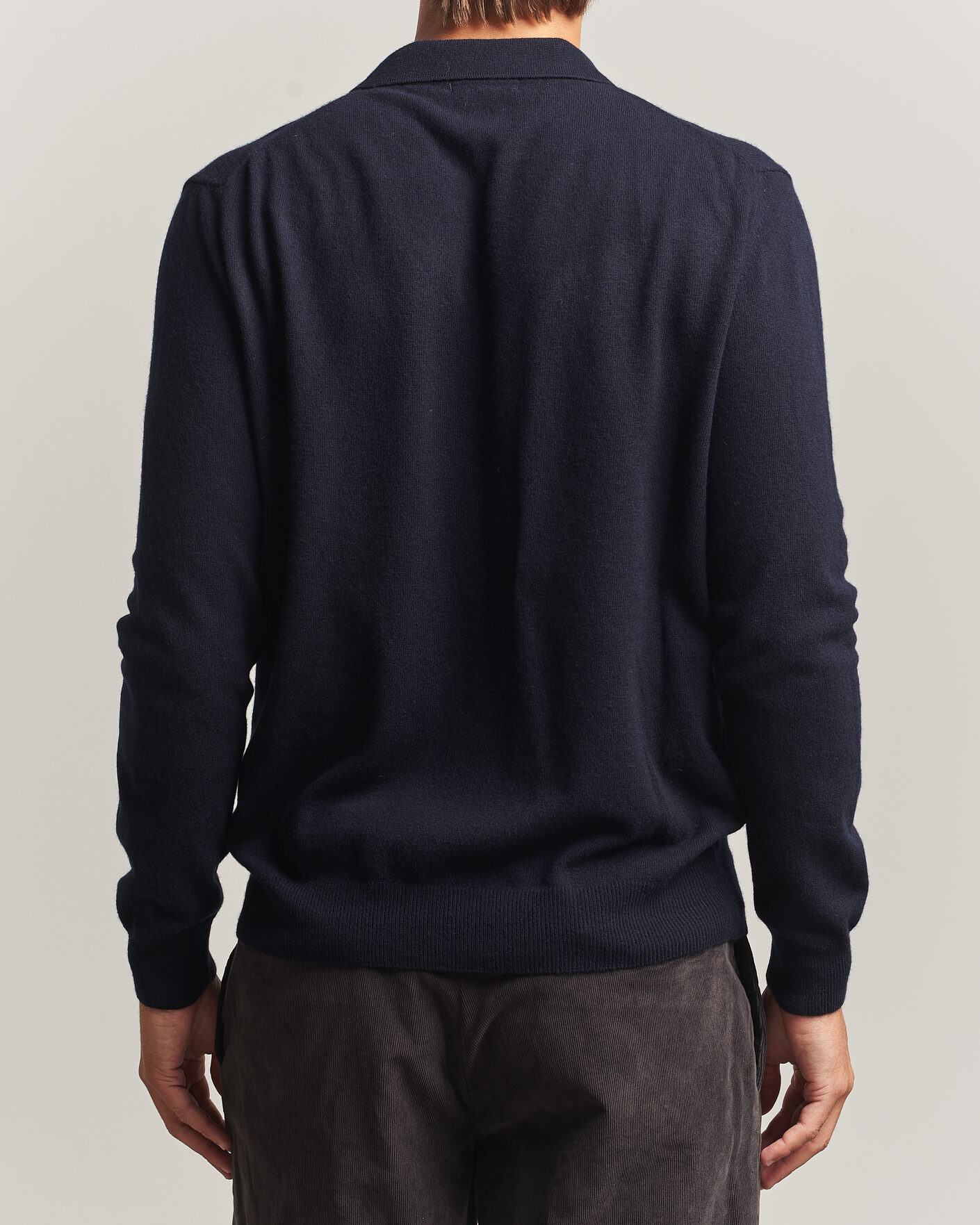 Herre | Gensere | Oscar Jacobson | Pepe Wool/Cashmere Polo Navy
