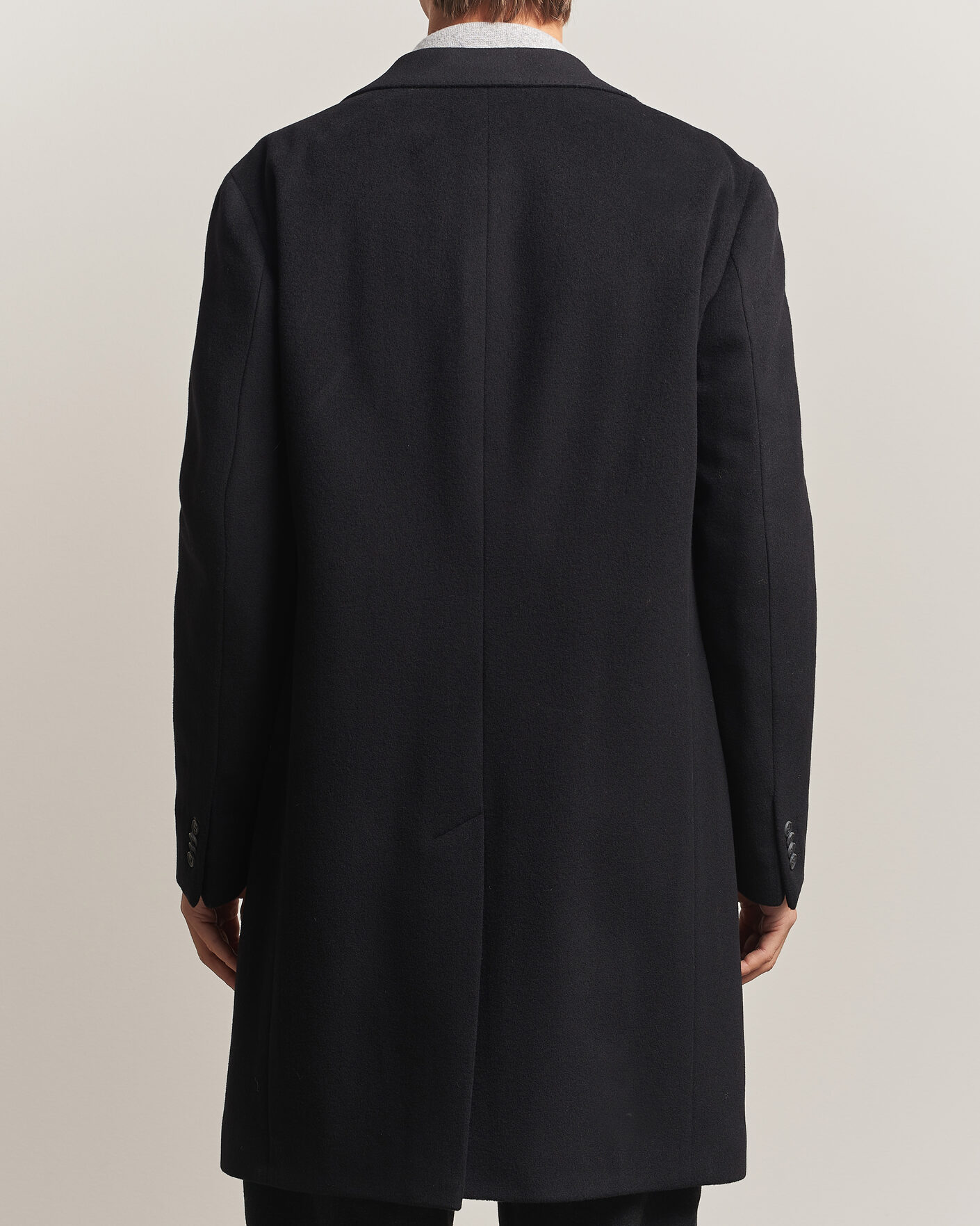 Herre | Jakker | Oscar Jacobson | Sergio Wool Coat Black