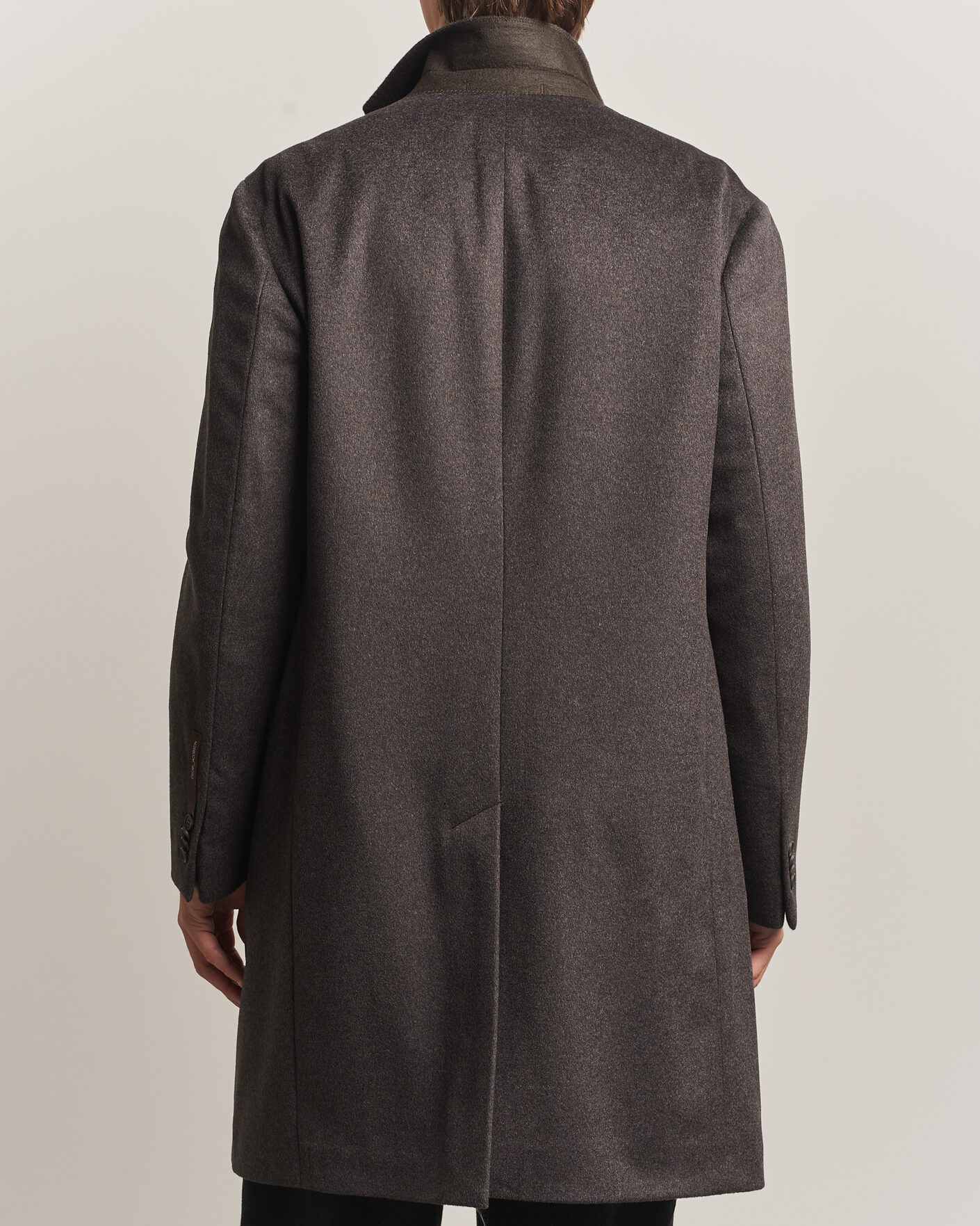 Herre | Jakker | Oscar Jacobson | Sergio Wool Coat Brown