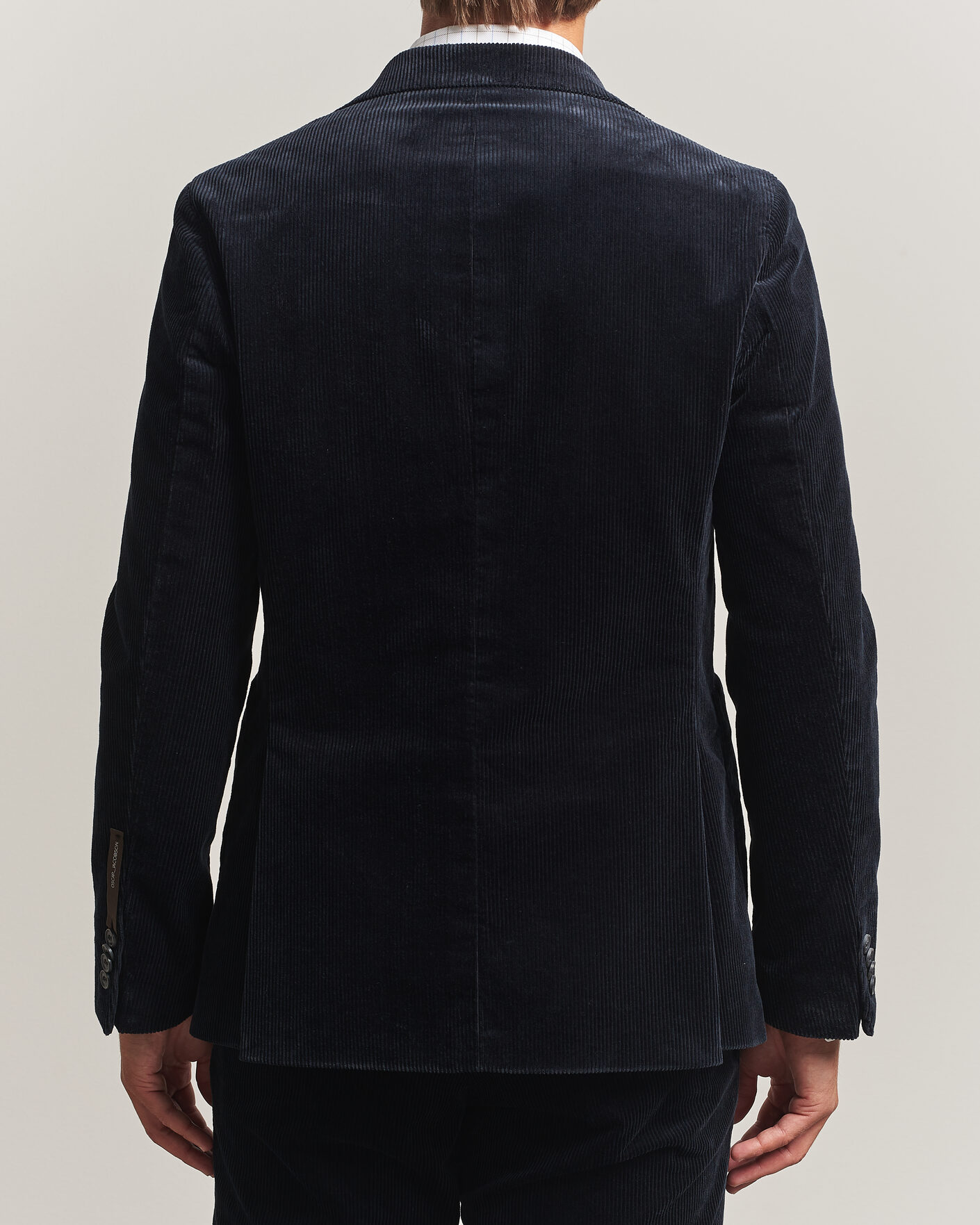 Herre | Dressjakker | Oscar Jacobson | Fogerty Patch Pocket Cord Blazer Navy