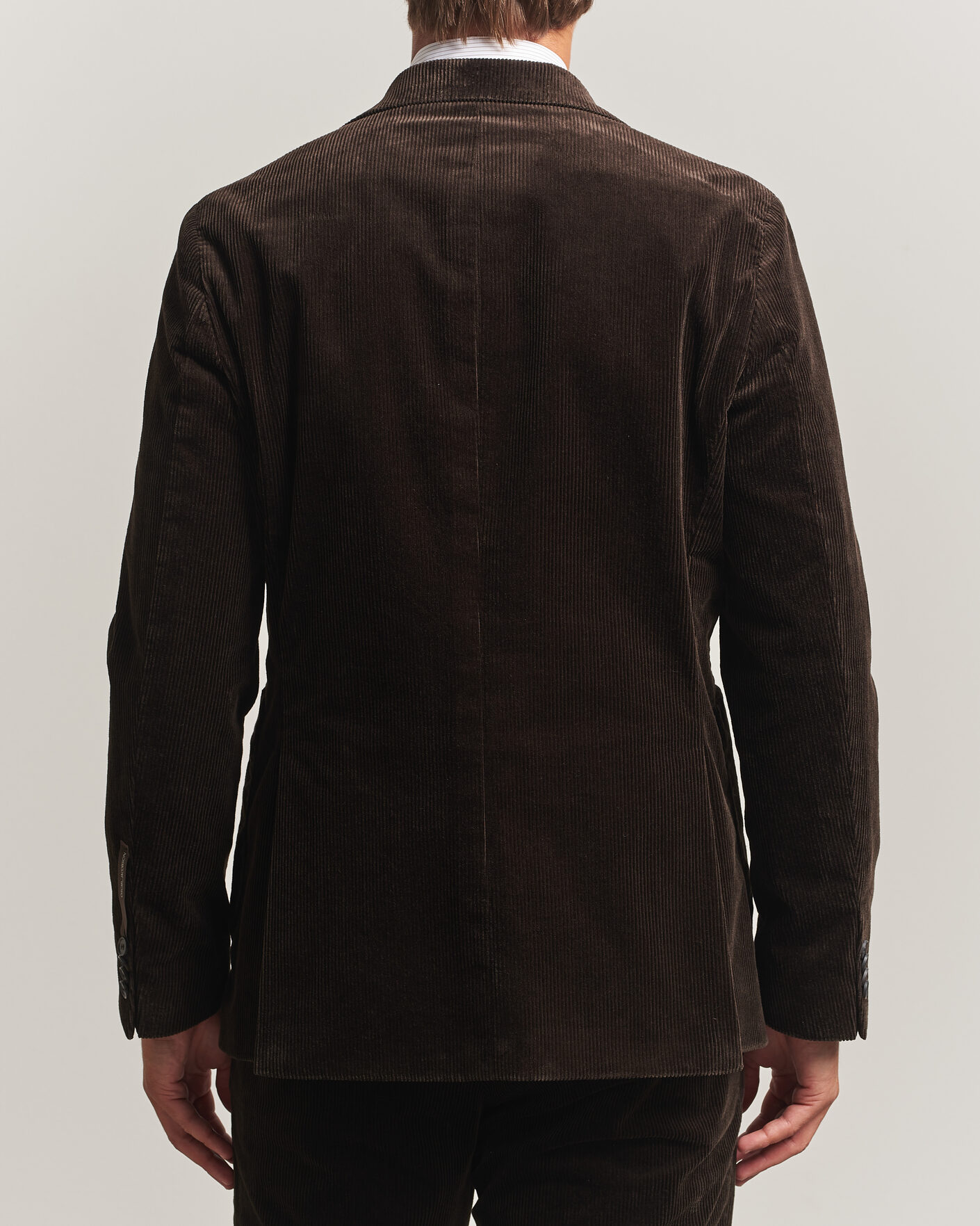 Herre | Dressjakker | Oscar Jacobson | Fogerty Patch Pocket Cord Blazer Dark Brown