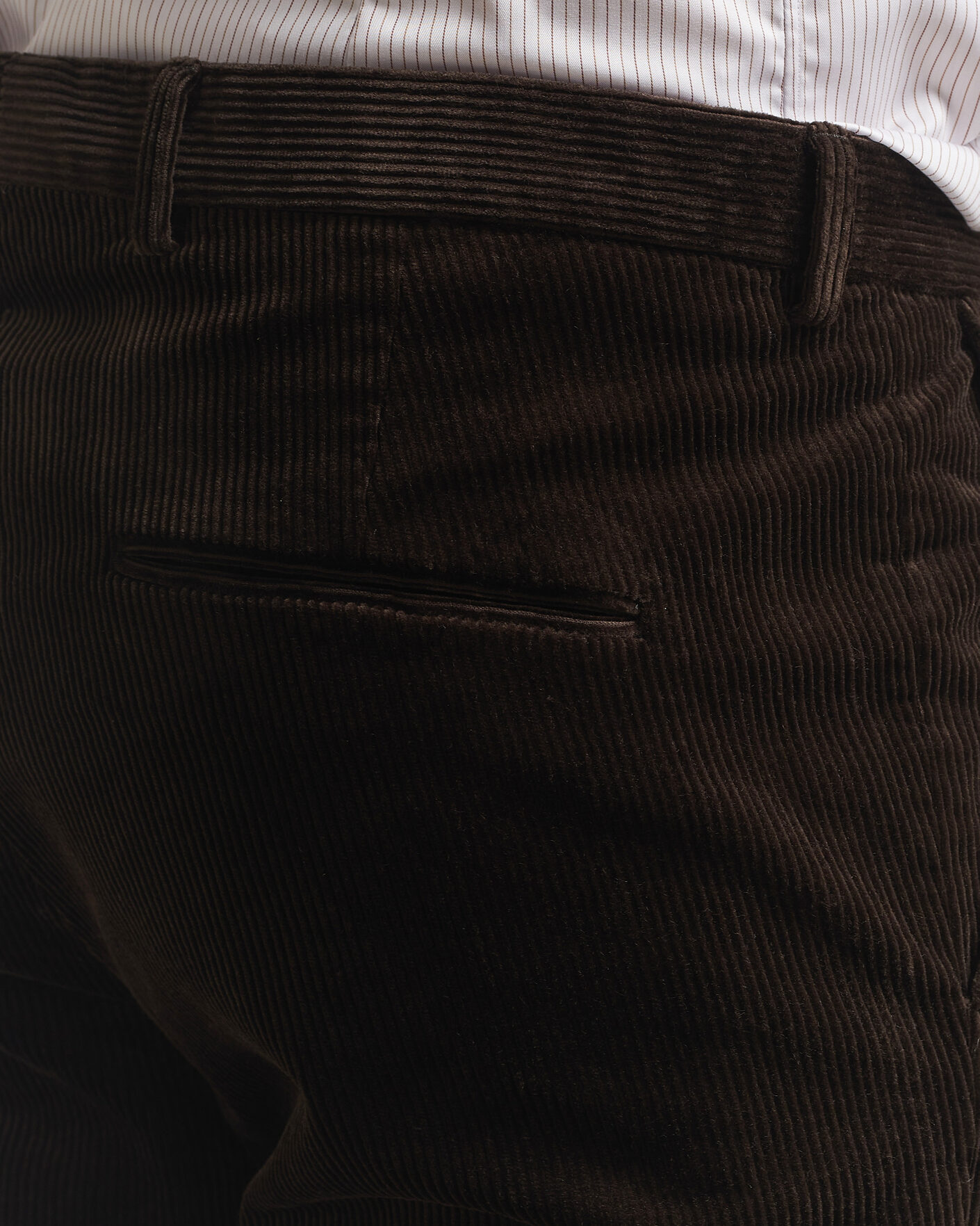 Herre | Bukser | Oscar Jacobson | Dandy Corduroy Trousers Dark Brown