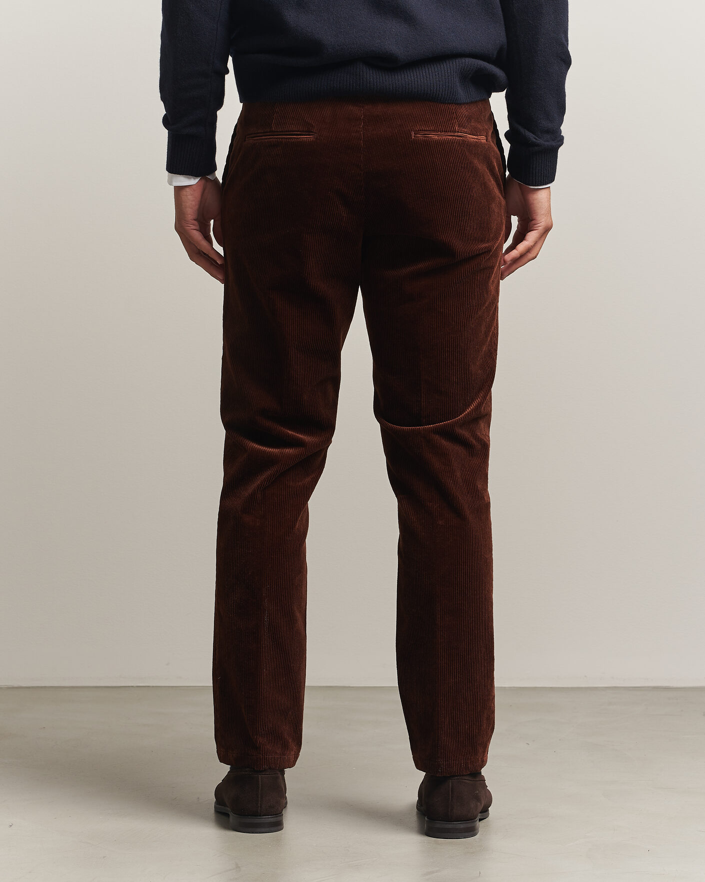 Herre | Bukser | Oscar Jacobson | Dandy Corduroy Trousers Brown