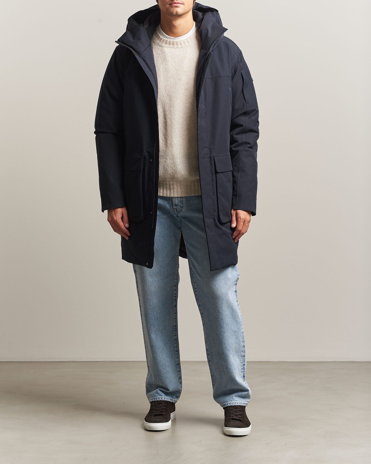 Herre | Jakker | Scandinavian Edition | Guard II Padded Parka Midnight Blue
