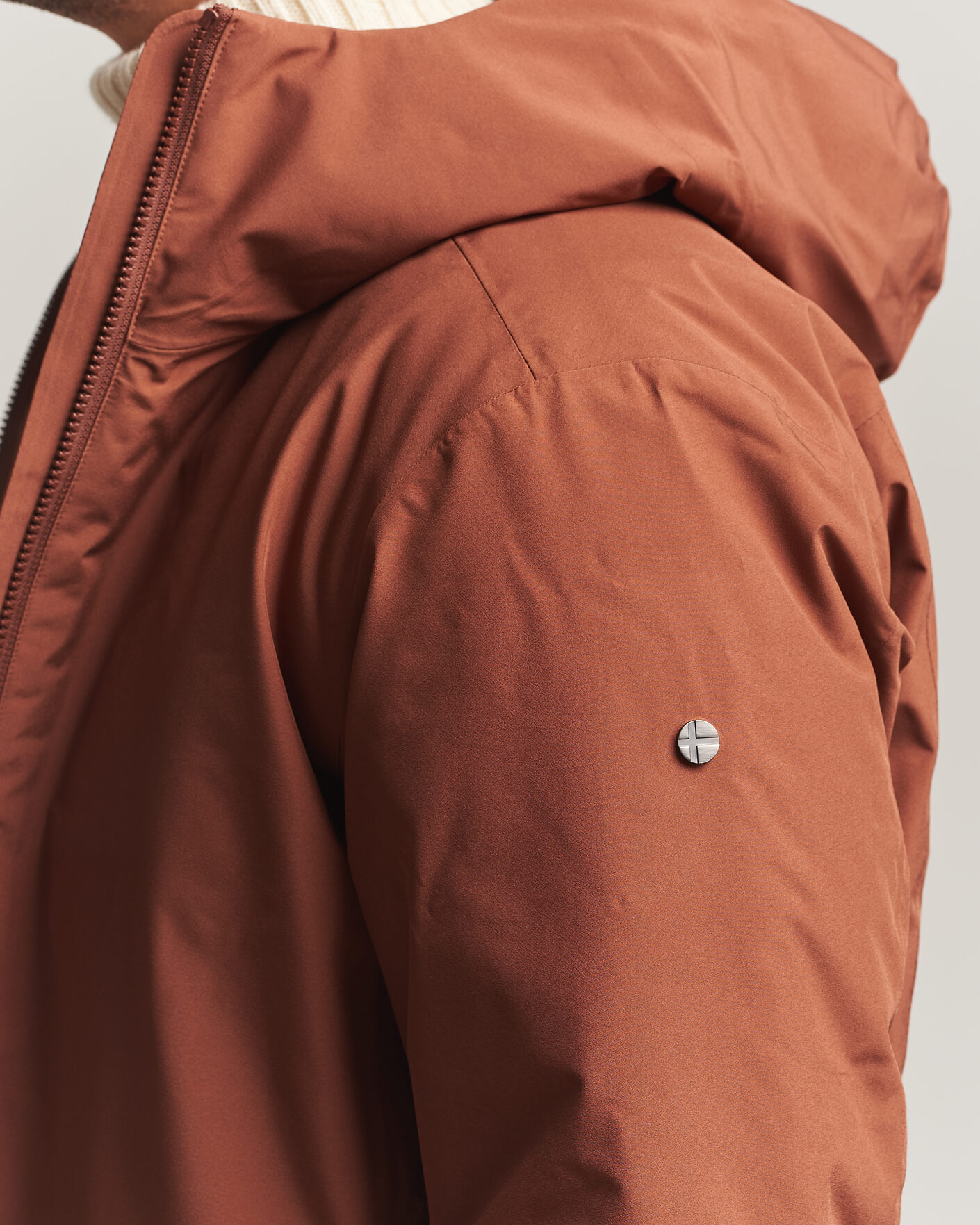 Herre | Jakker | Scandinavian Edition | Nimbus Padded Hood Jacket Red Clay