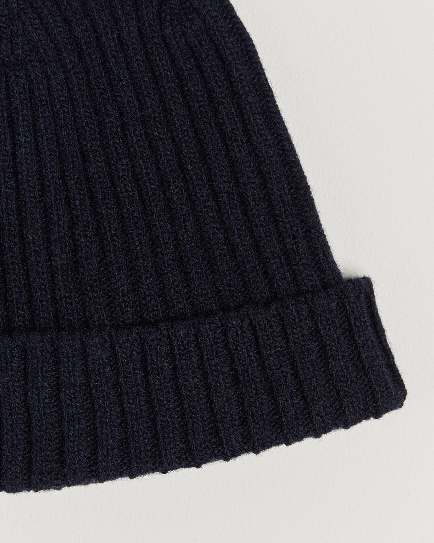 Herre | Luer | Stenströms | Brushed Merino Beanie Navy