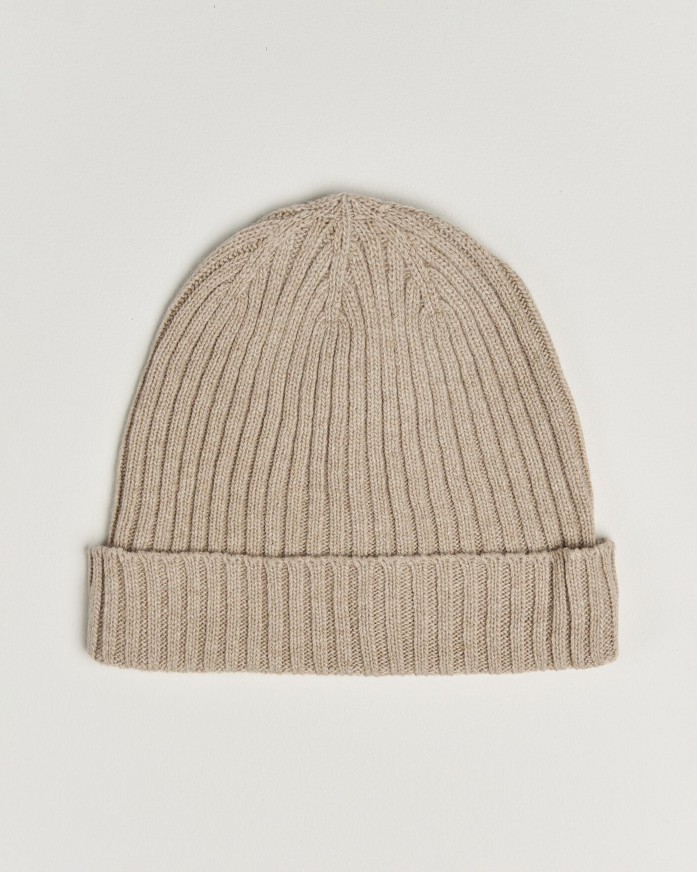 Herre | Luer | Stenströms | Brushed Merino Beanie  Beige