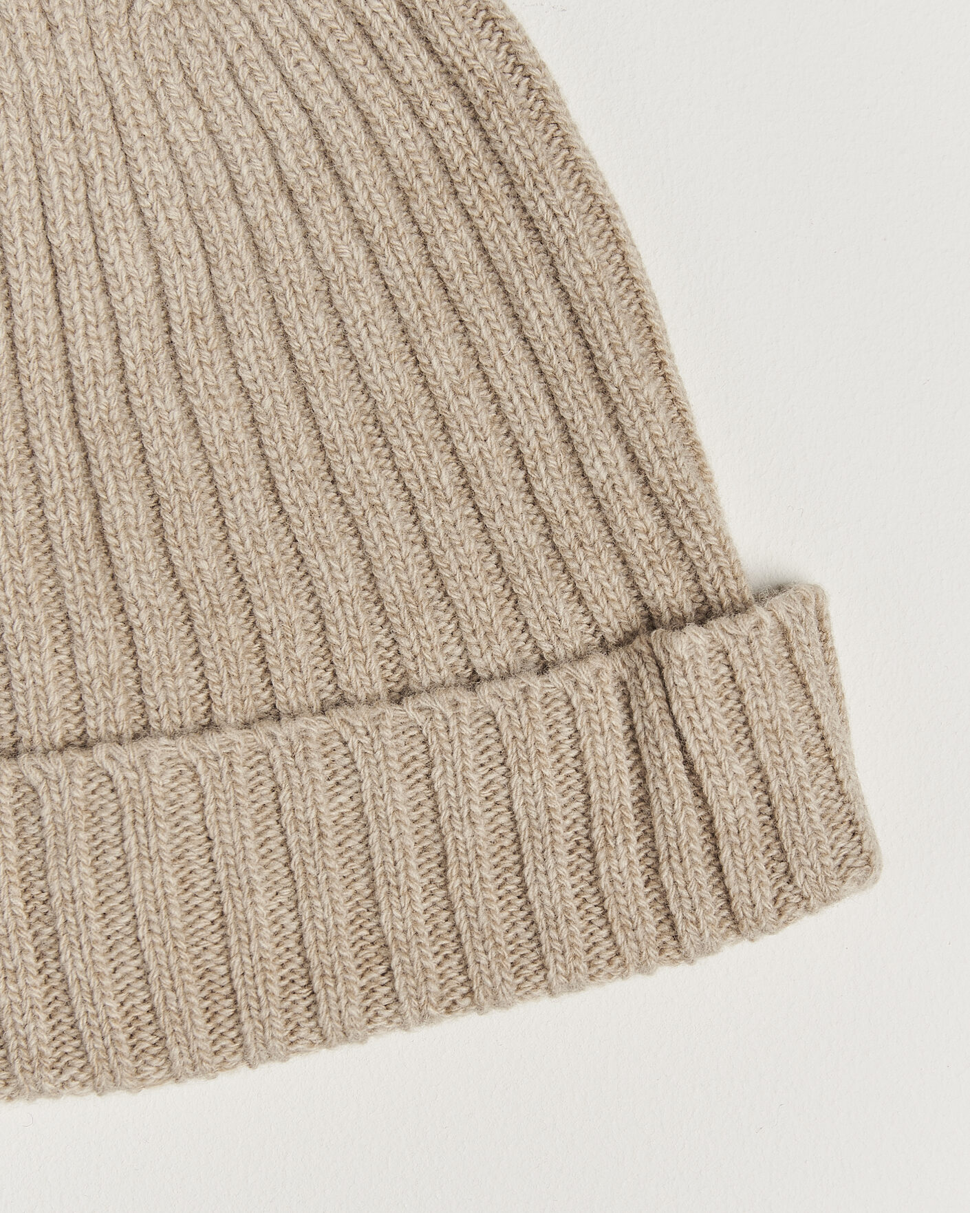 Herre | Luer | Stenströms | Brushed Merino Beanie  Beige