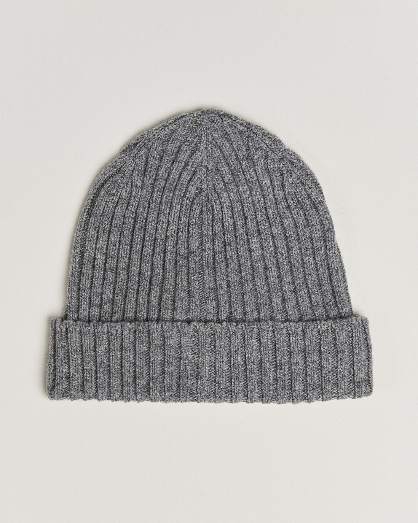 Herre | Luer | Stenströms | Brushed Merino Beanie  Grey