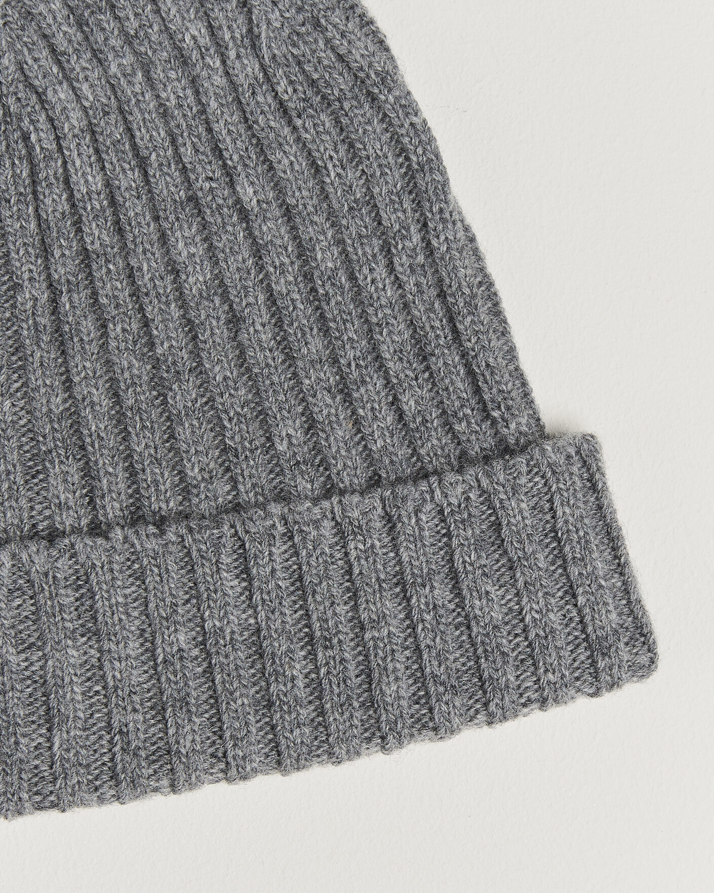 Herre | Luer | Stenströms | Brushed Merino Beanie  Grey