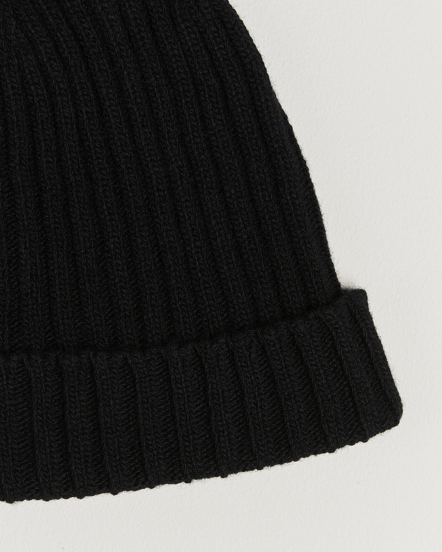 Herre | Luer | Stenströms | Brushed Merino Beanie Black