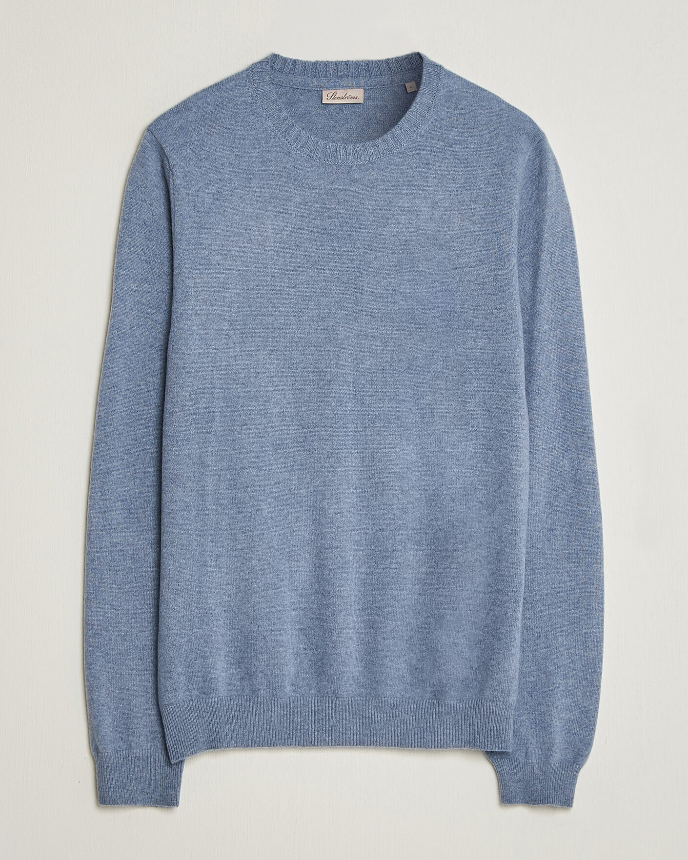 Herre | Gensere | Stenströms | Cashmere Crewneck Light Blue