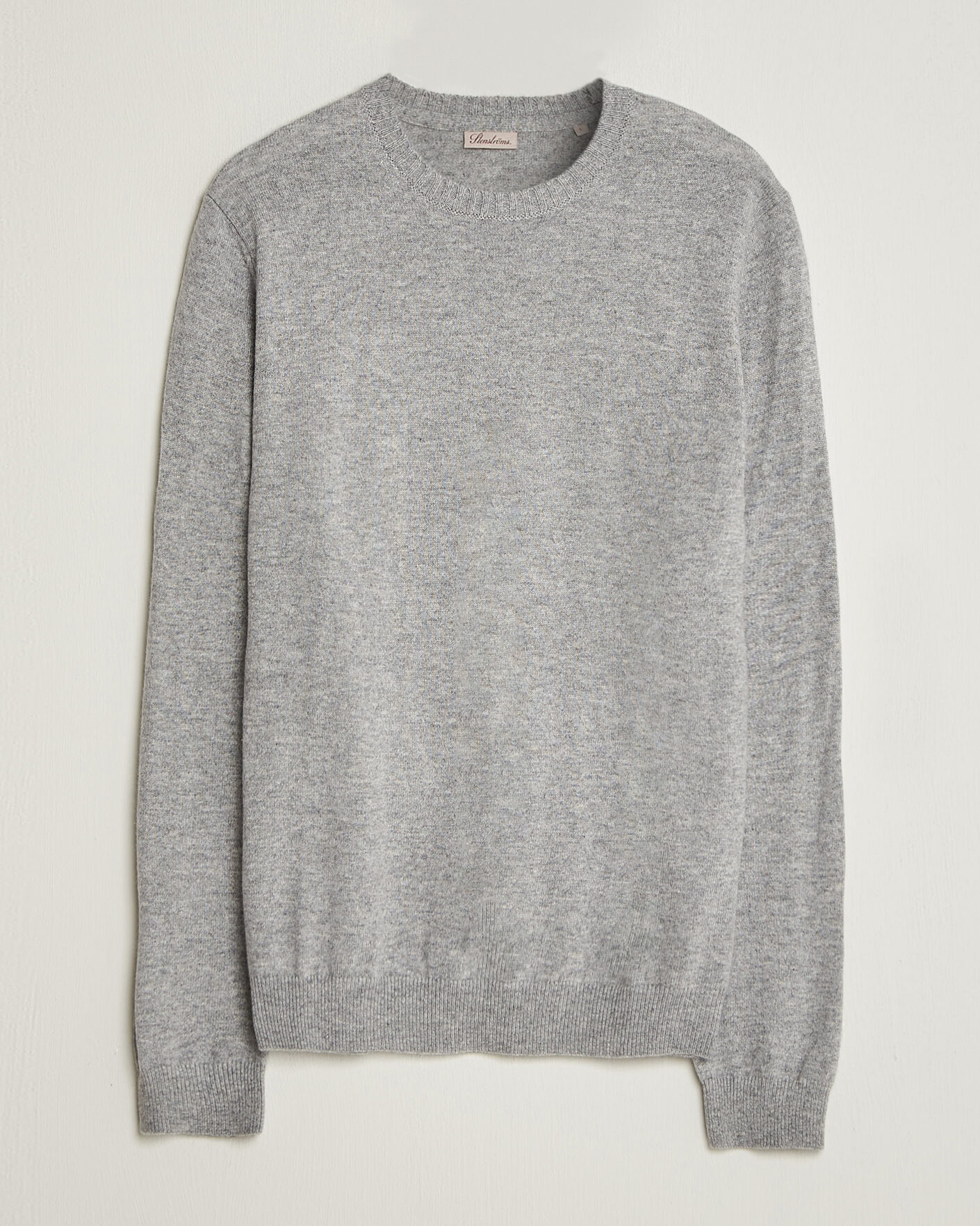 Herre | Gensere | Stenströms | Cashmere Crewneck Grey