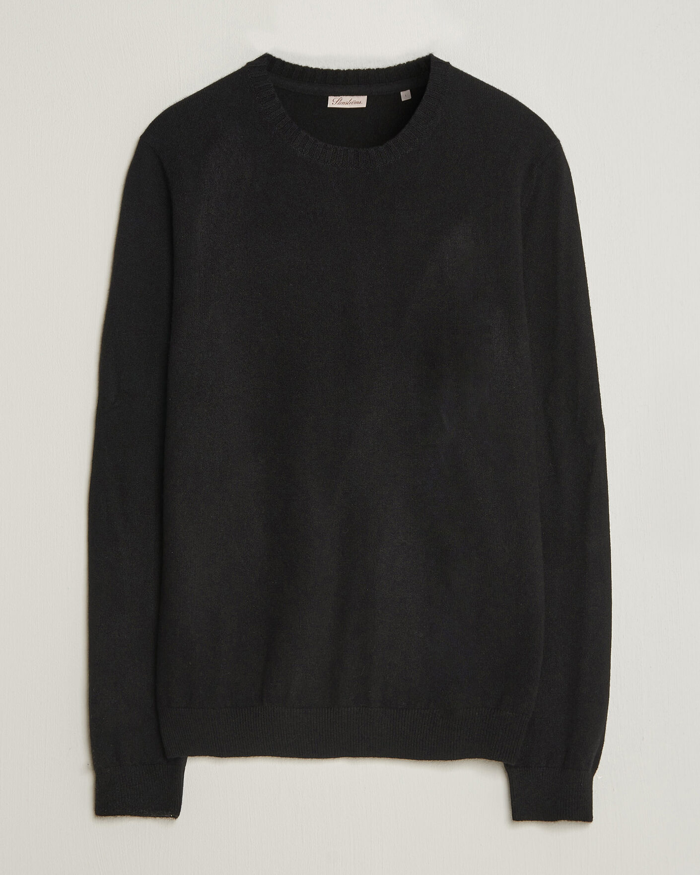 Herre | Gensere | Stenströms | Cashmere Crewneck Black