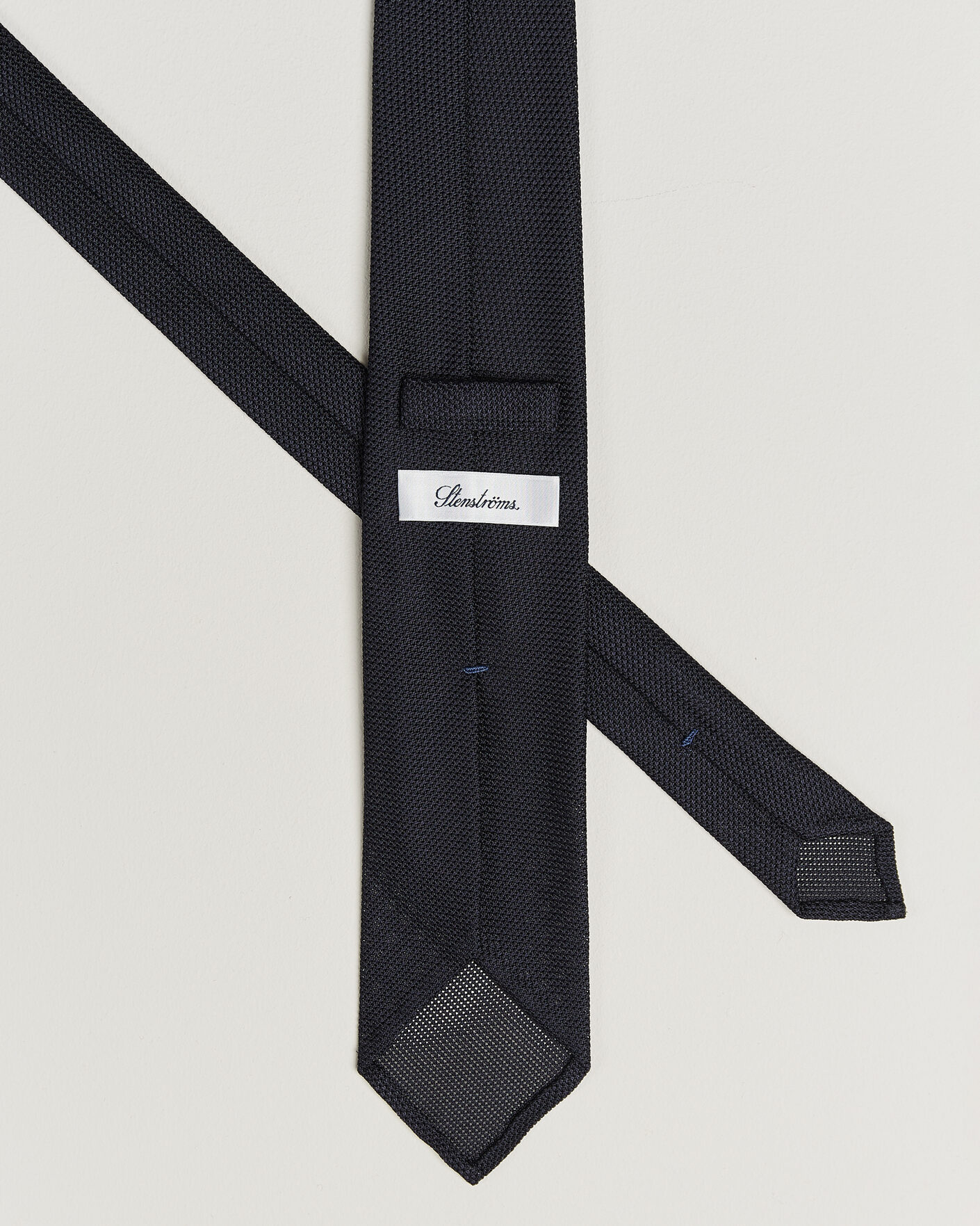Herre | Slips | Stenströms | Silk Grenadine Tie 7,5cm Navy
