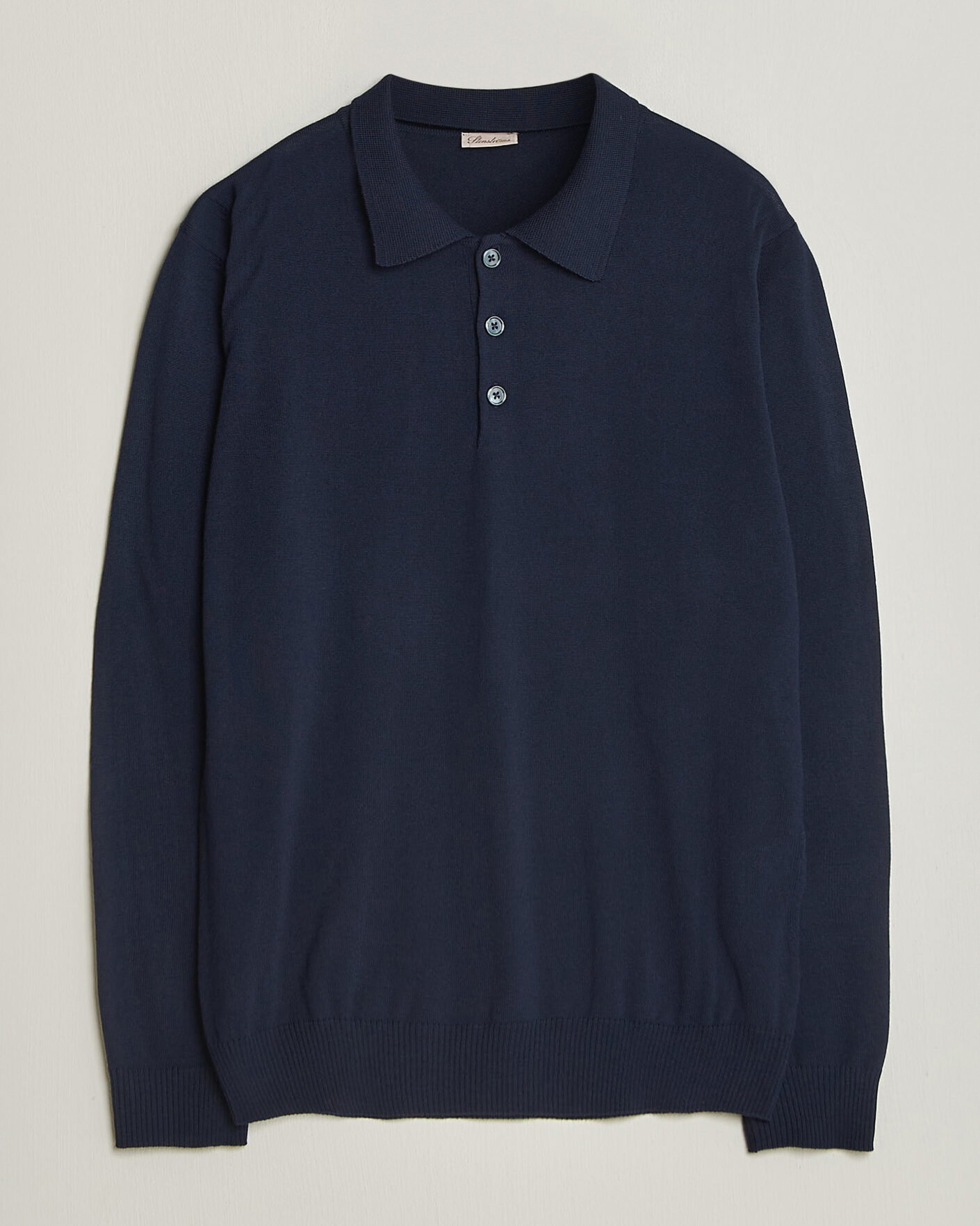 Herre | Gensere | Stenströms | Merino Polo Navy