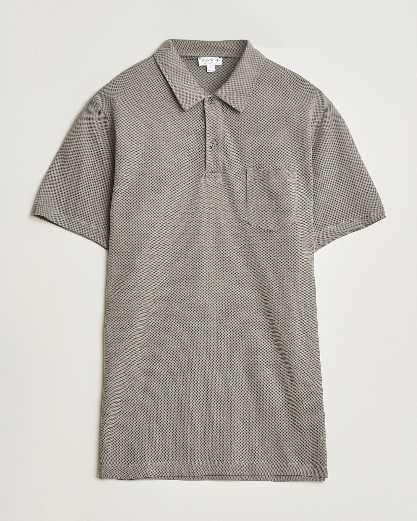 Herre | Pikéer | Sunspel | Riviera Polo Shirt Smoke Grey