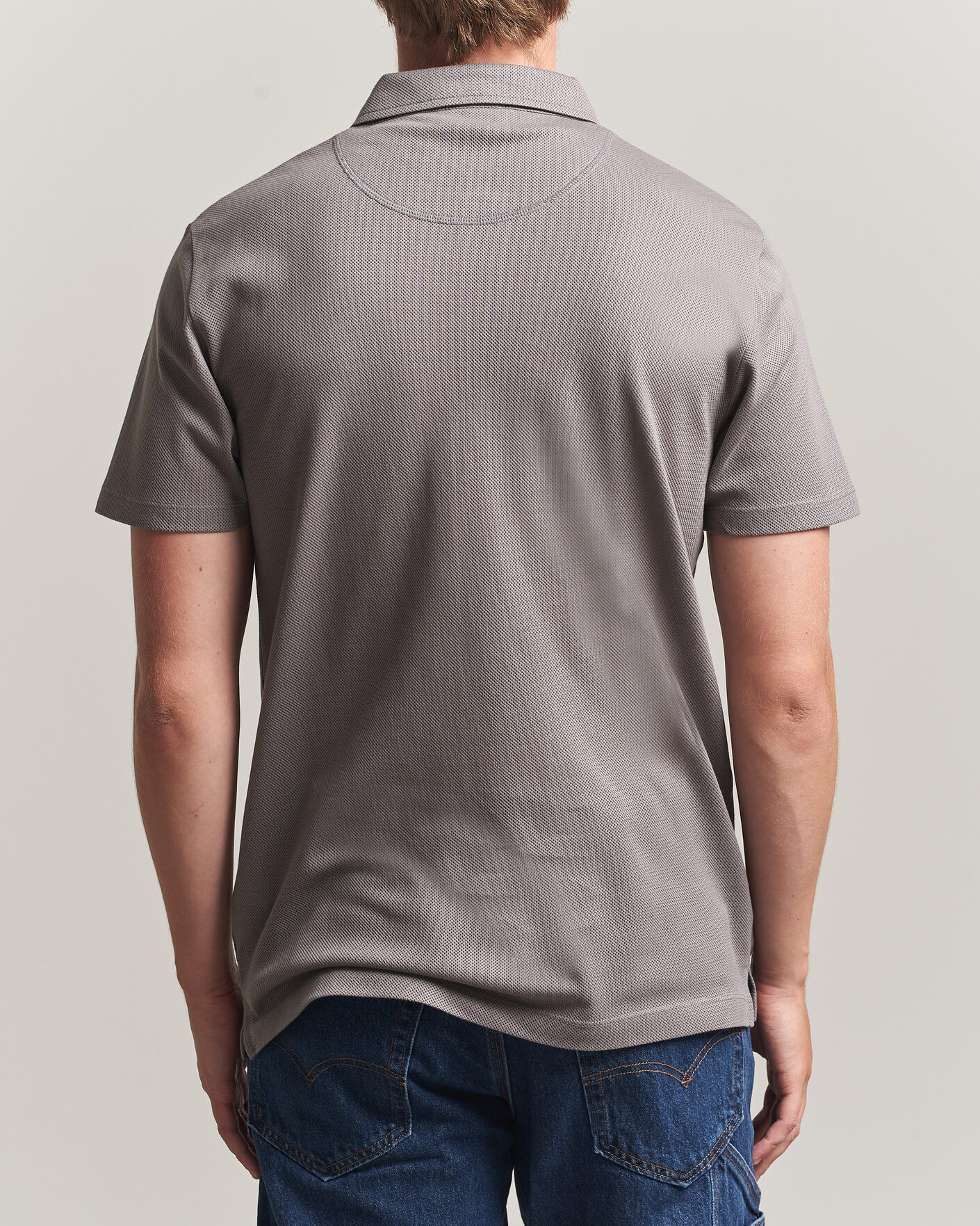 Herre | Pikéer | Sunspel | Riviera Polo Shirt Smoke Grey