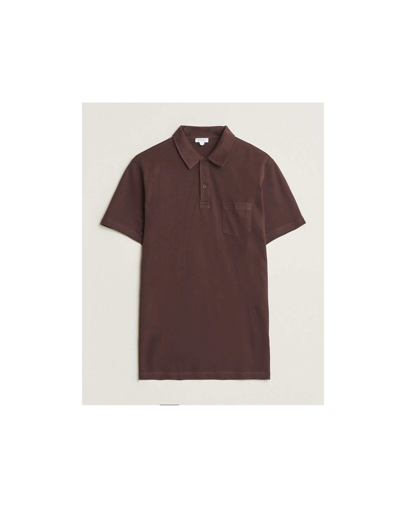 Herre | Pikéer | Sunspel | Riviera Polo Shirt Dark Brown