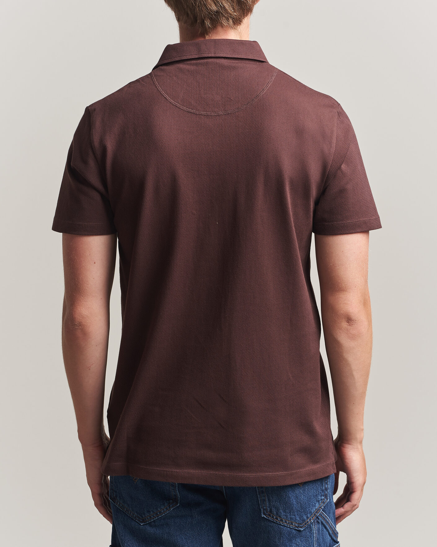 Herre | Pikéer | Sunspel | Riviera Polo Shirt Dark Brown