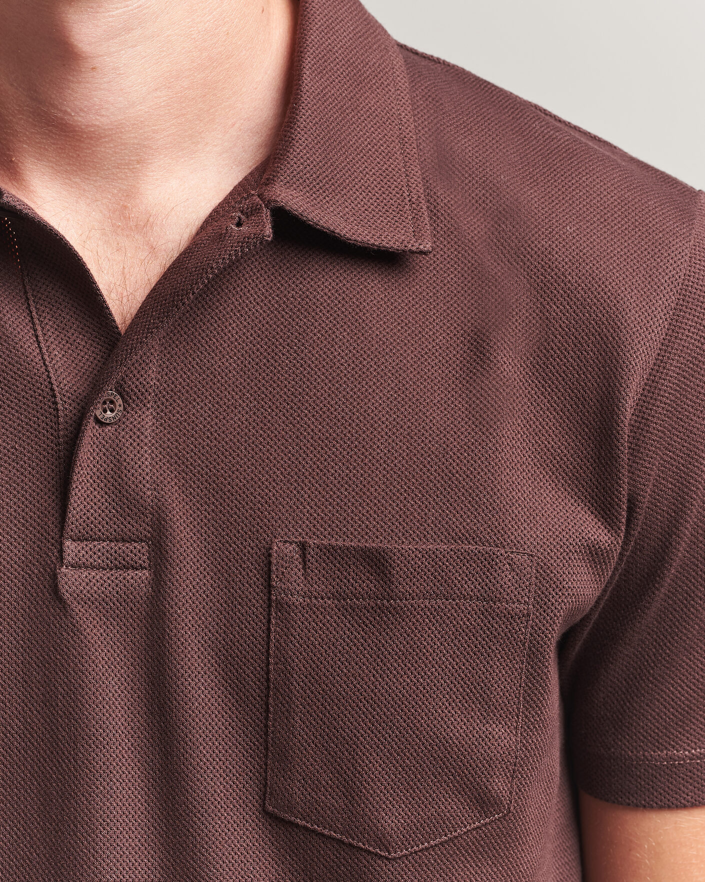 Herre | Pikéer | Sunspel | Riviera Polo Shirt Dark Brown