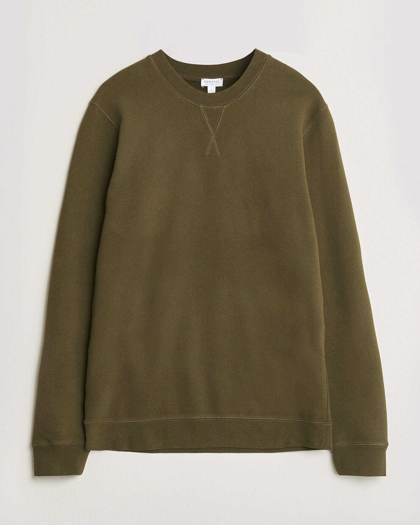 Herre | Gensere | Sunspel | Loopback Sweatshirt Loden Green