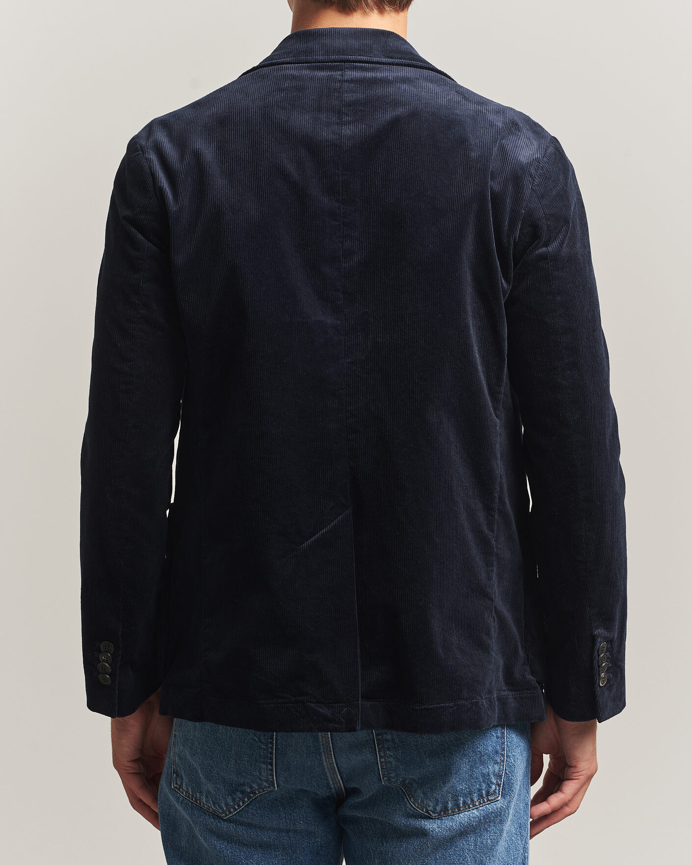 Herre | Dressjakker | Sunspel | Relaxed Corduroy Blazer Navy