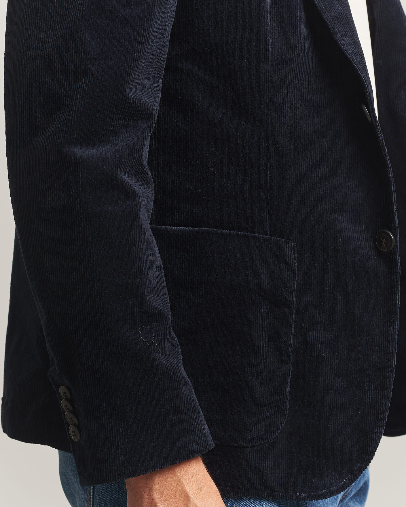 Herre | Dressjakker | Sunspel | Relaxed Corduroy Blazer Navy