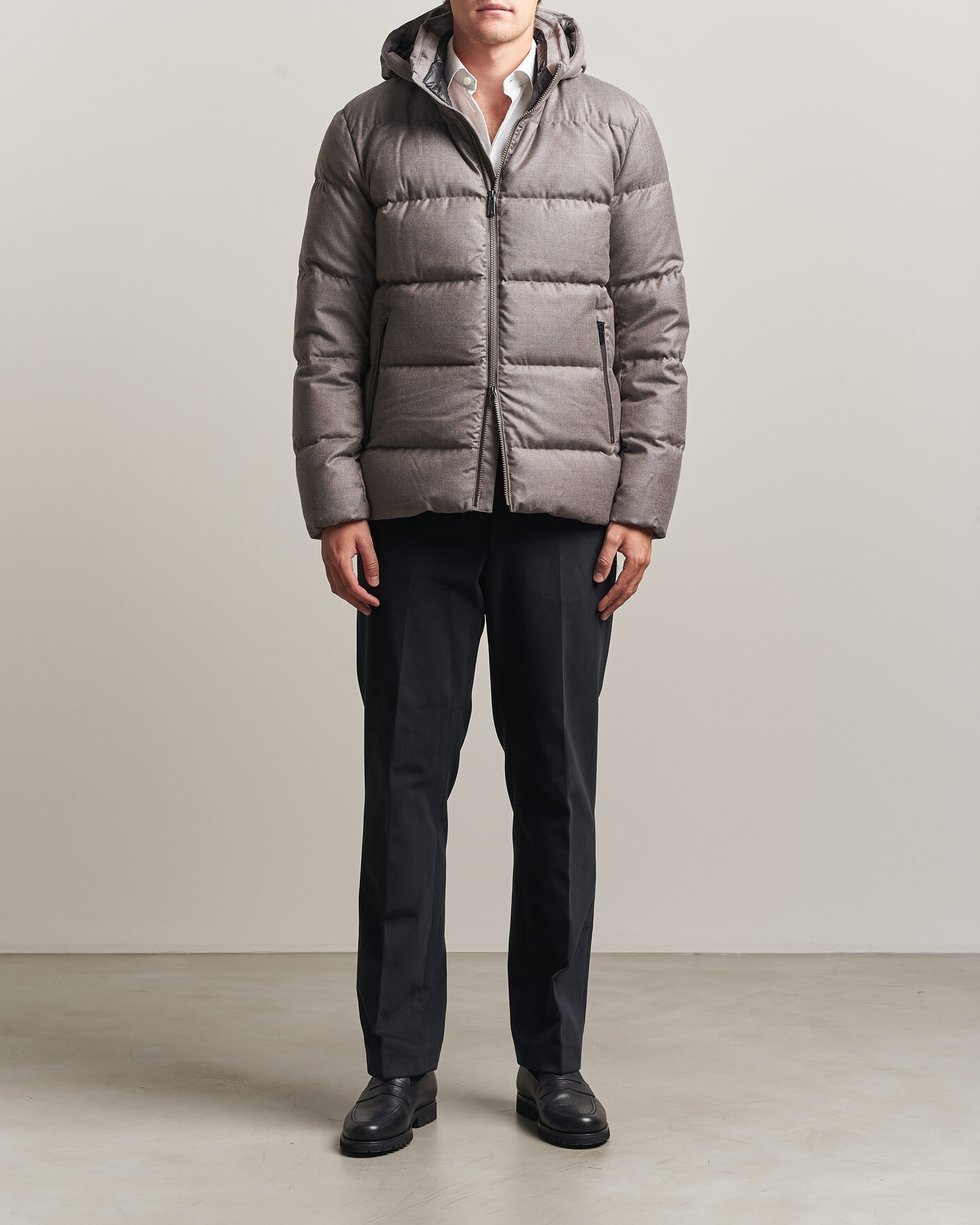 Herre | Jakker | UBR | Concord Jacket Savile Grey Melange Wool