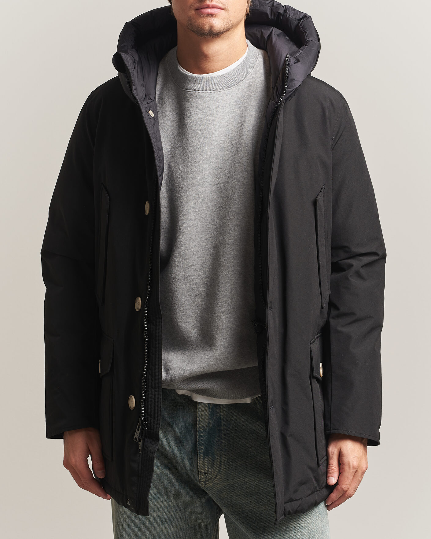 Herre | Jakker | Woolrich | Arctic Parka No Fur Black