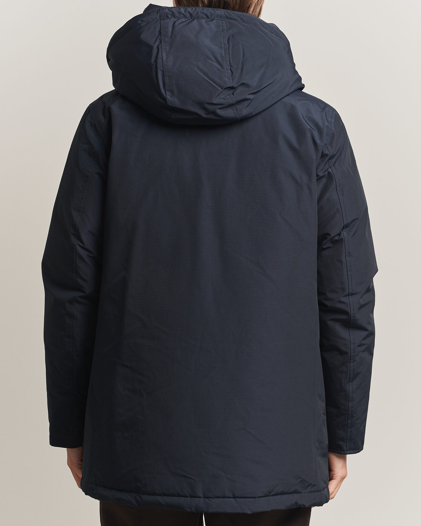 Herre | Jakker | Woolrich | Arctic Parka No Fur Melton Blue