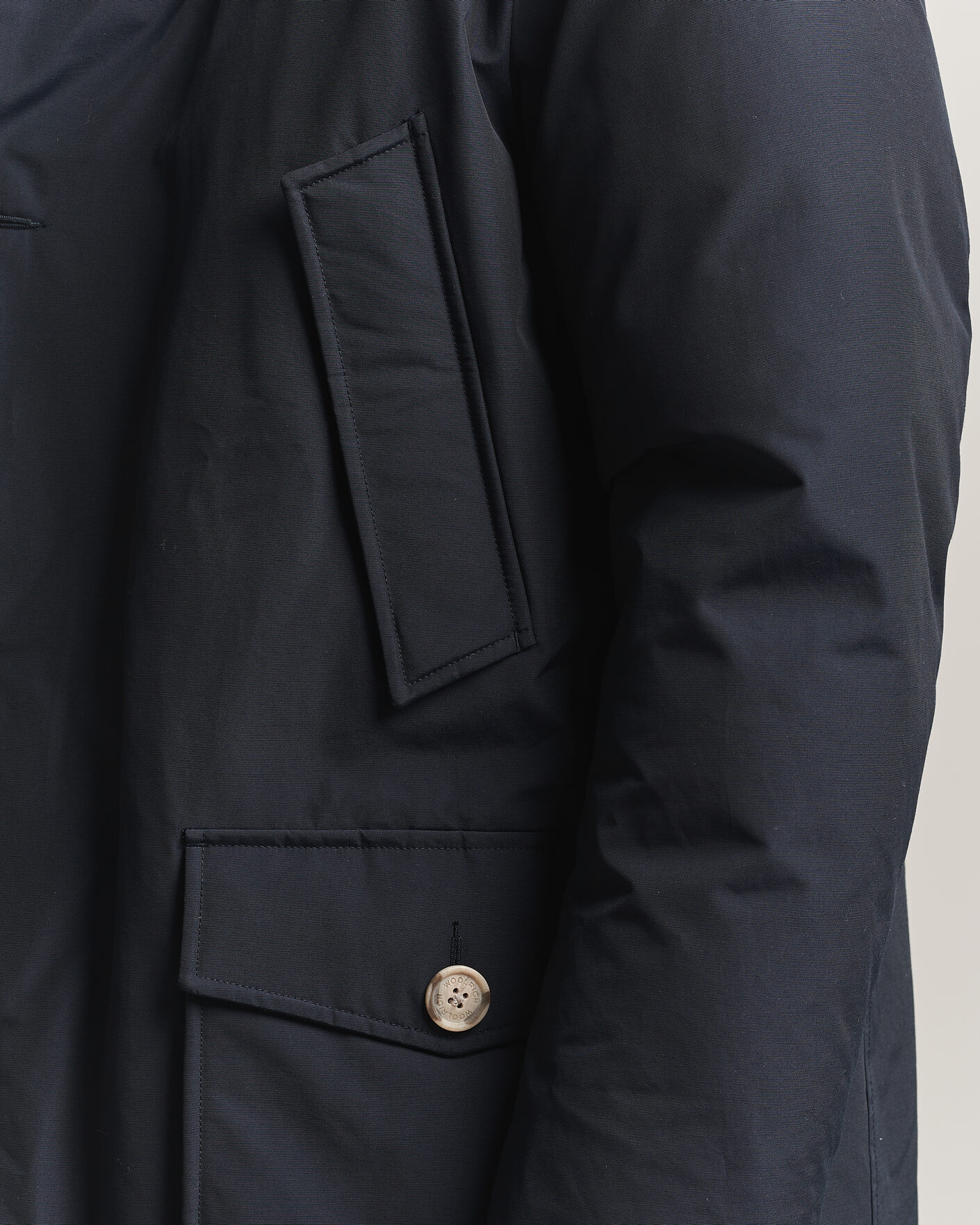 Herre | Jakker | Woolrich | Arctic Parka No Fur Melton Blue