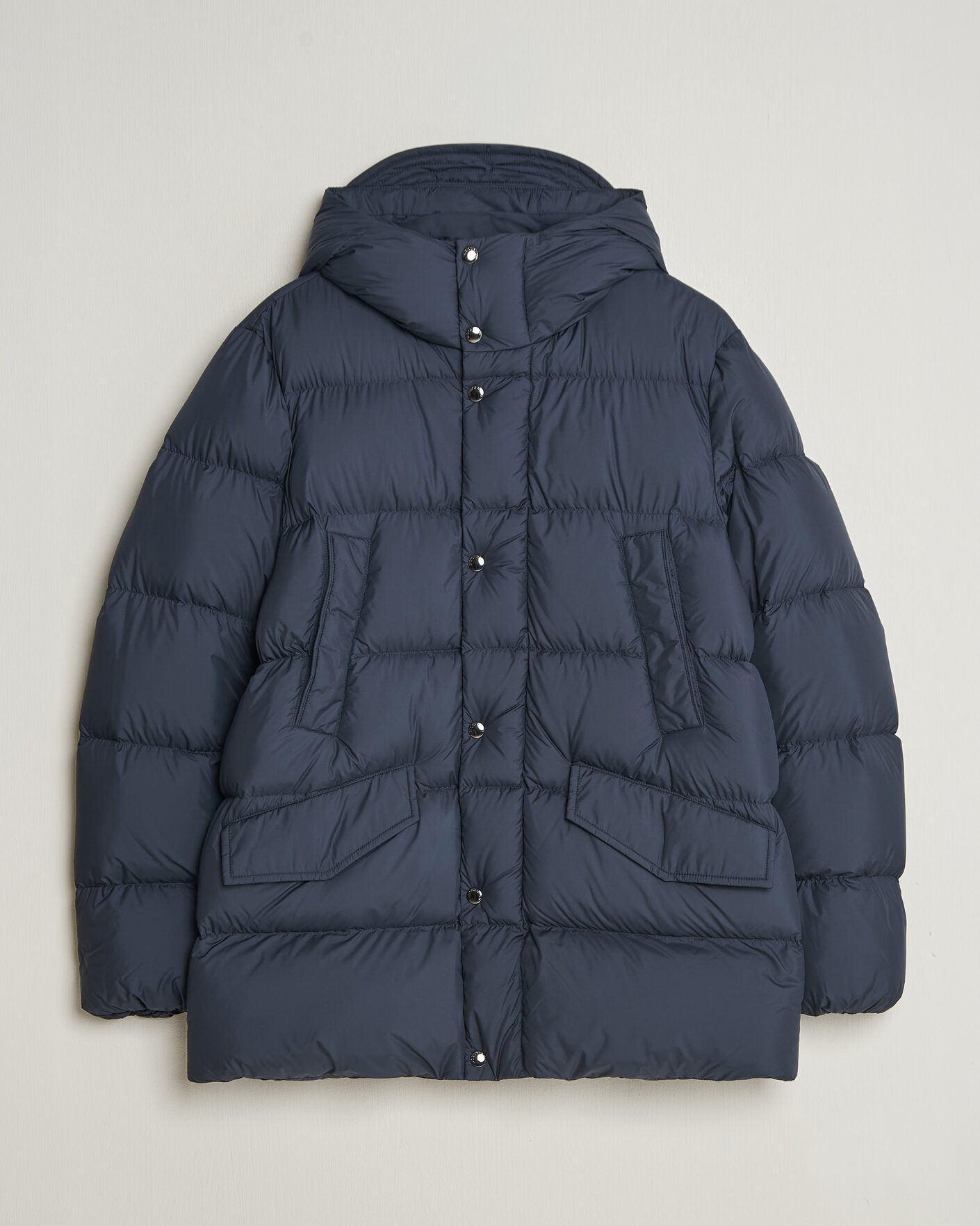Herre | Jakker | Woolrich | Cloud Davis Parka Melton Blue