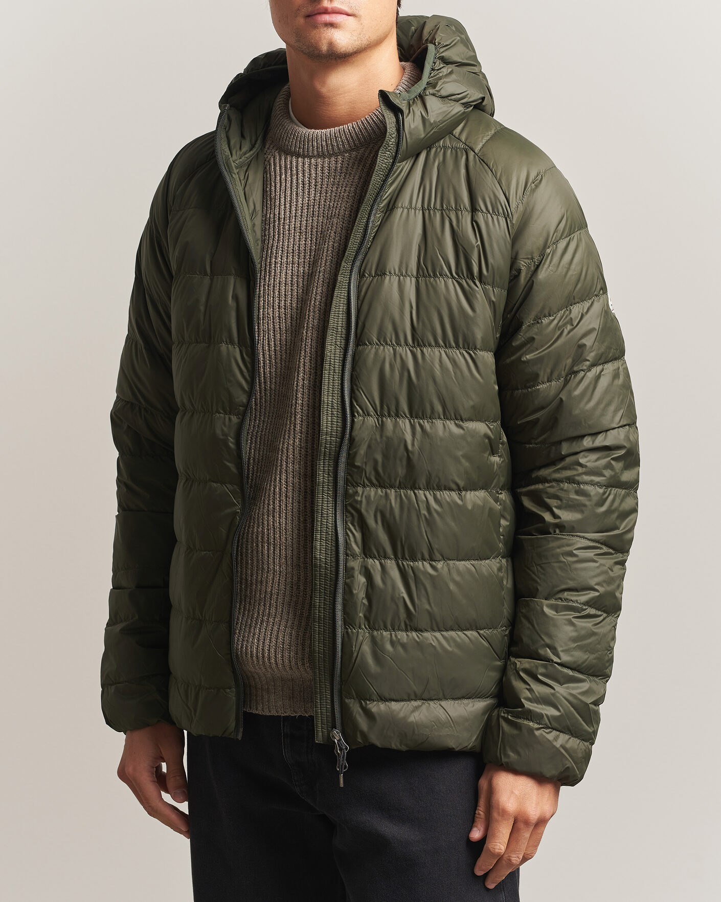 Herre | Jakker | Pyrenex | Guzet Hooded Down Jacket Deep Khaki